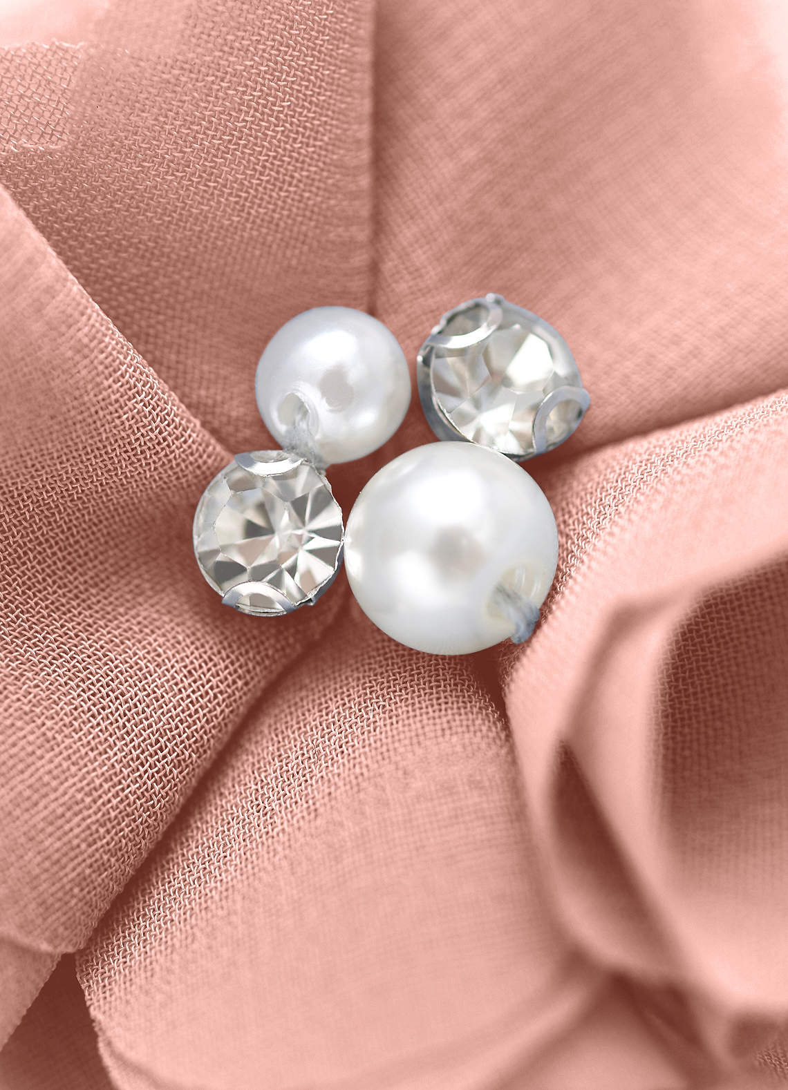 Four-Piece Matching Color Chiffon Hair Clip Set — Rosette — 图 223/250