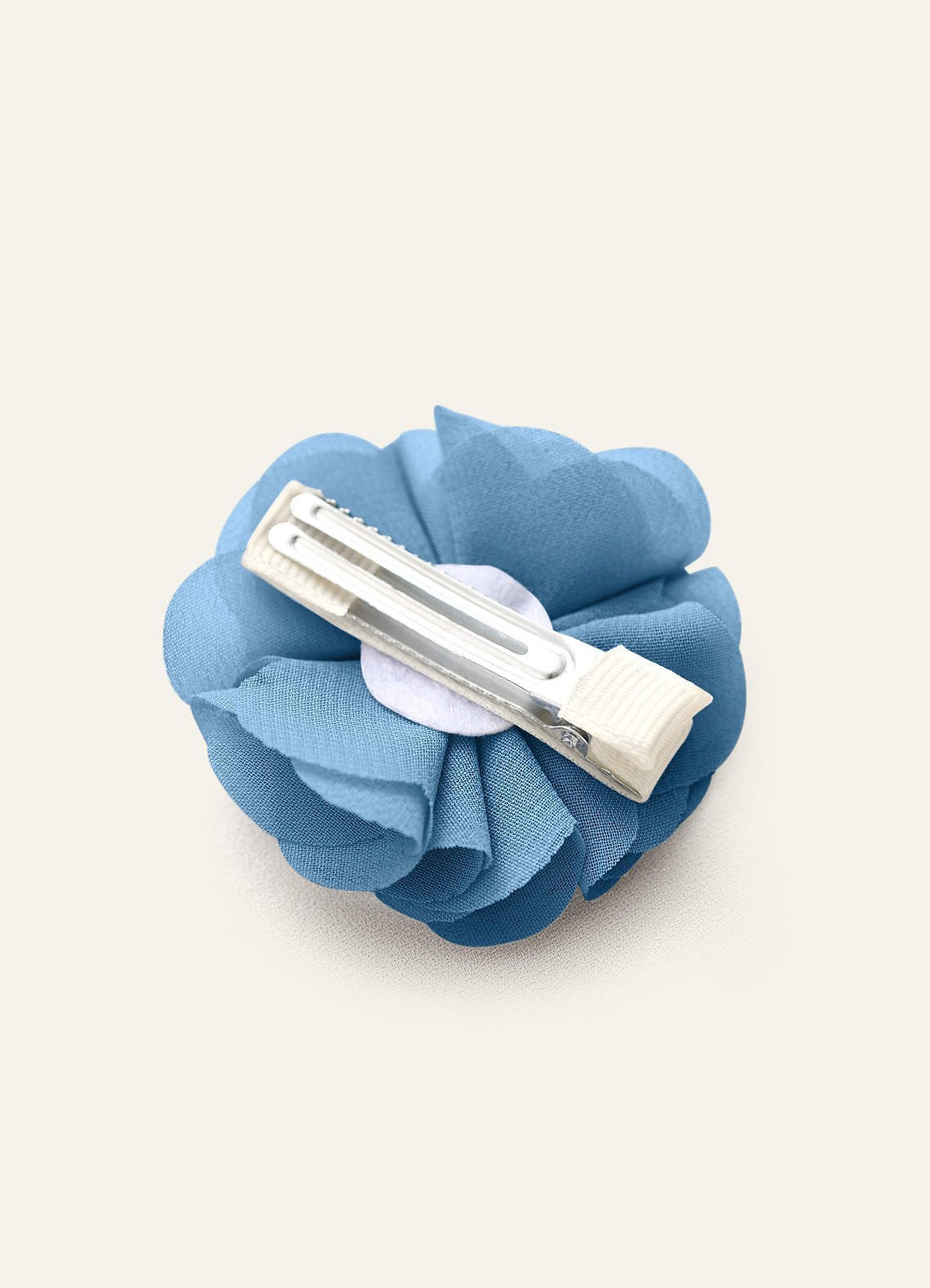 Four-Piece Matching Color Chiffon Hair Clip Set — Steel Blue — 图 149/250