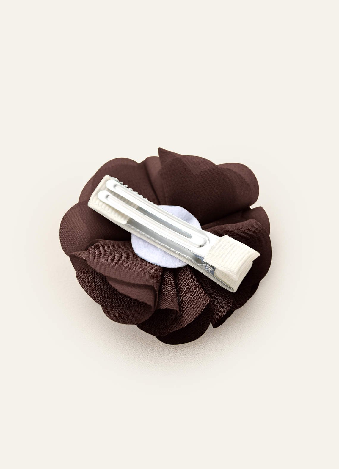 Four-Piece Matching Color Chiffon Hair Clip Set — Ganache — 图 196/250