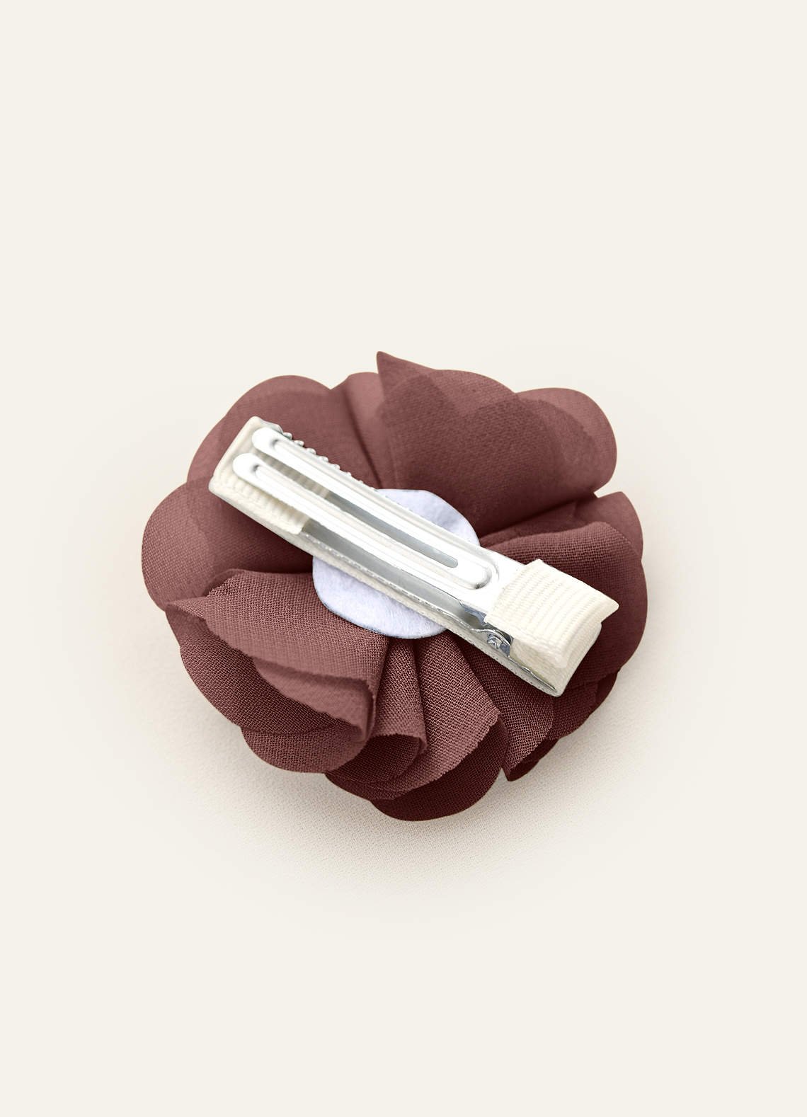 Four-Piece Matching Color Chiffon Hair Clip Set — espresso — 图 194/250