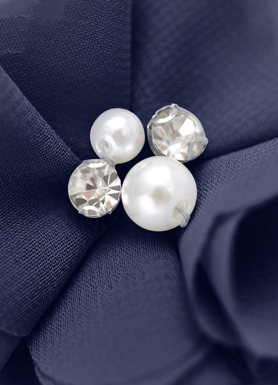 Four-Piece Matching Color Chiffon Hair Clip Set — Stormy — 图 216/250