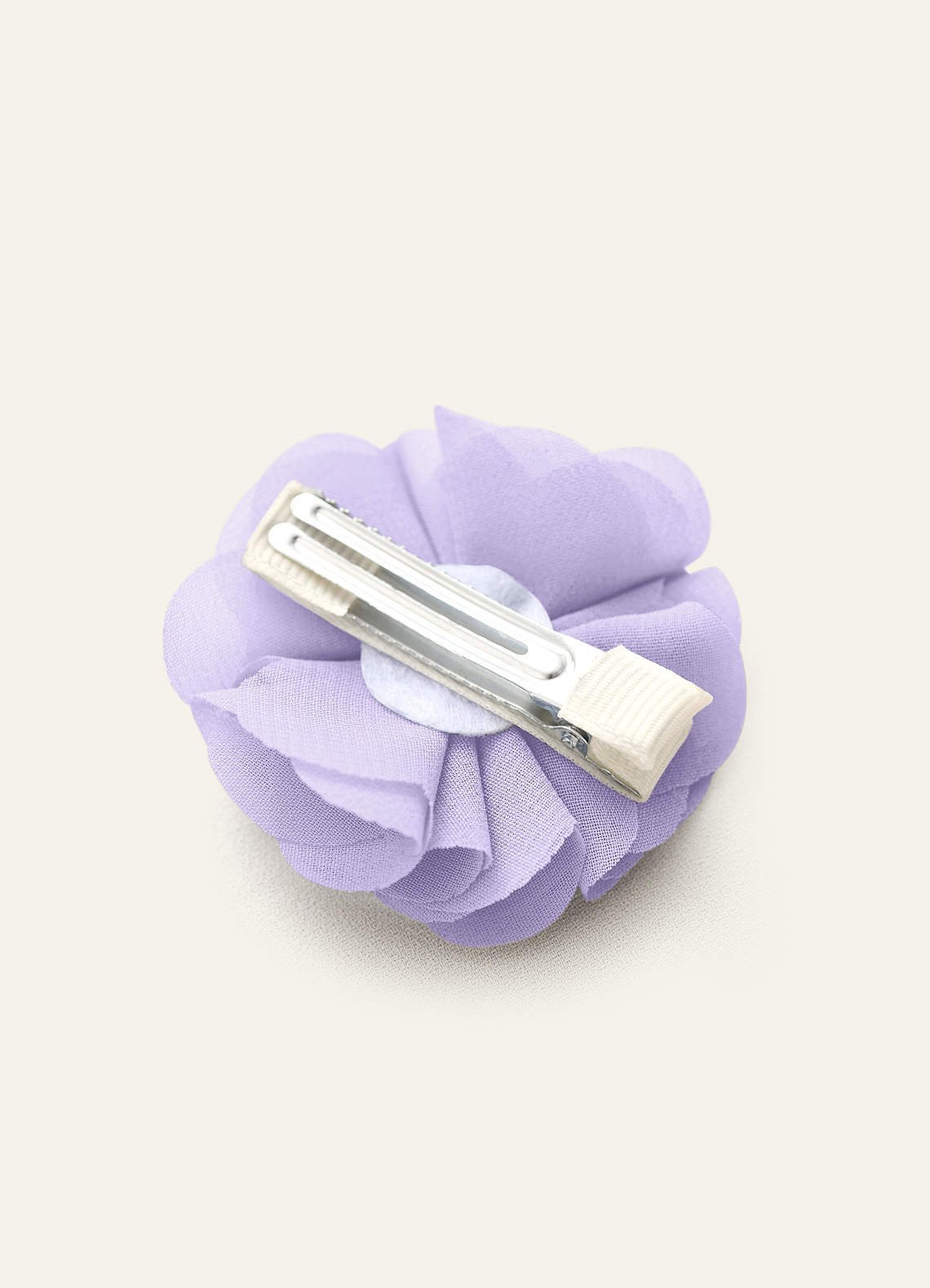 Four-Piece Matching Color Chiffon Hair Clip Set — Lilac — 图 166/250