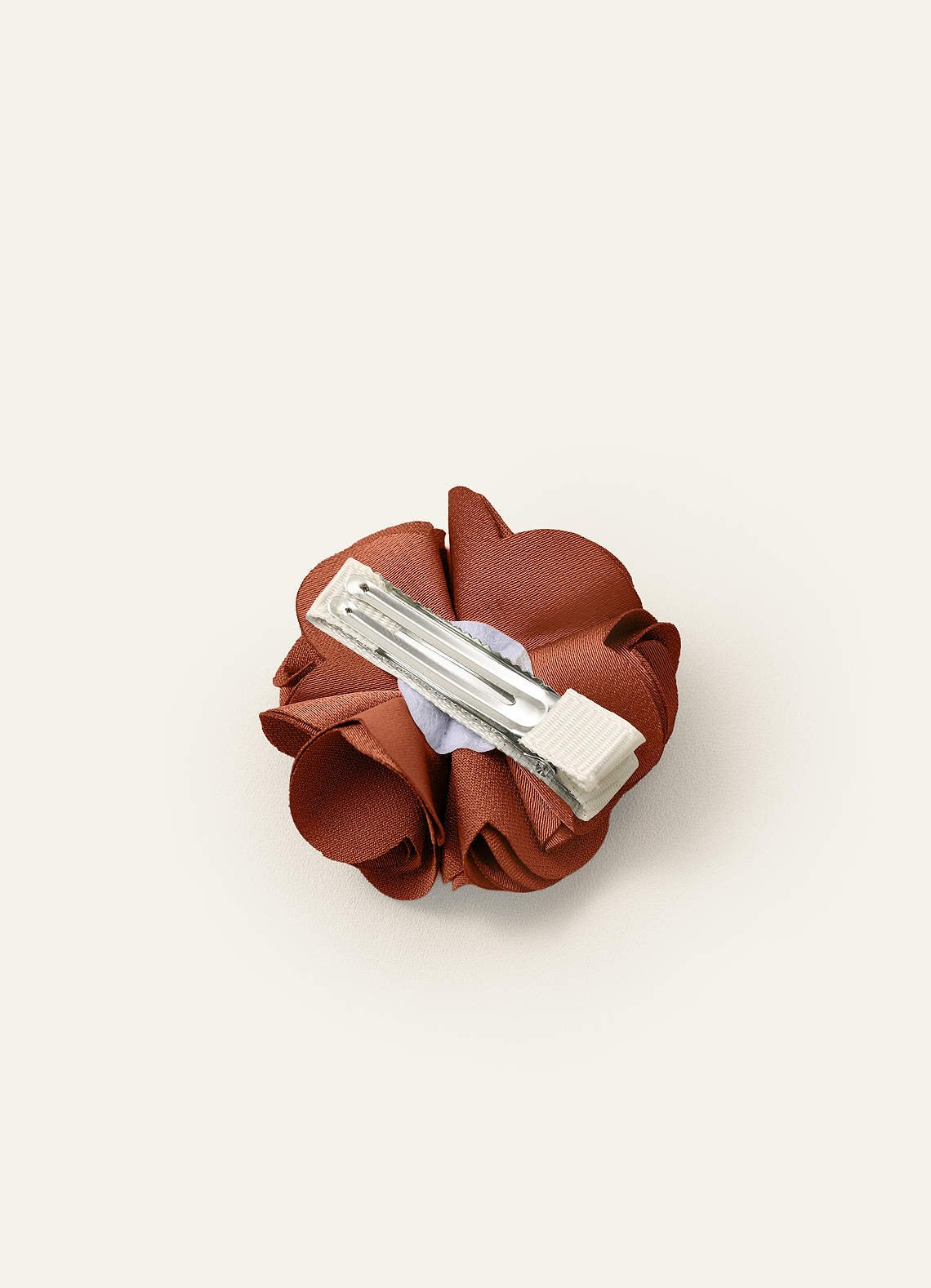 Four-Piece Matching Color Stretch Satin Hair Clip Set — Cedar Rose — 图 153/250