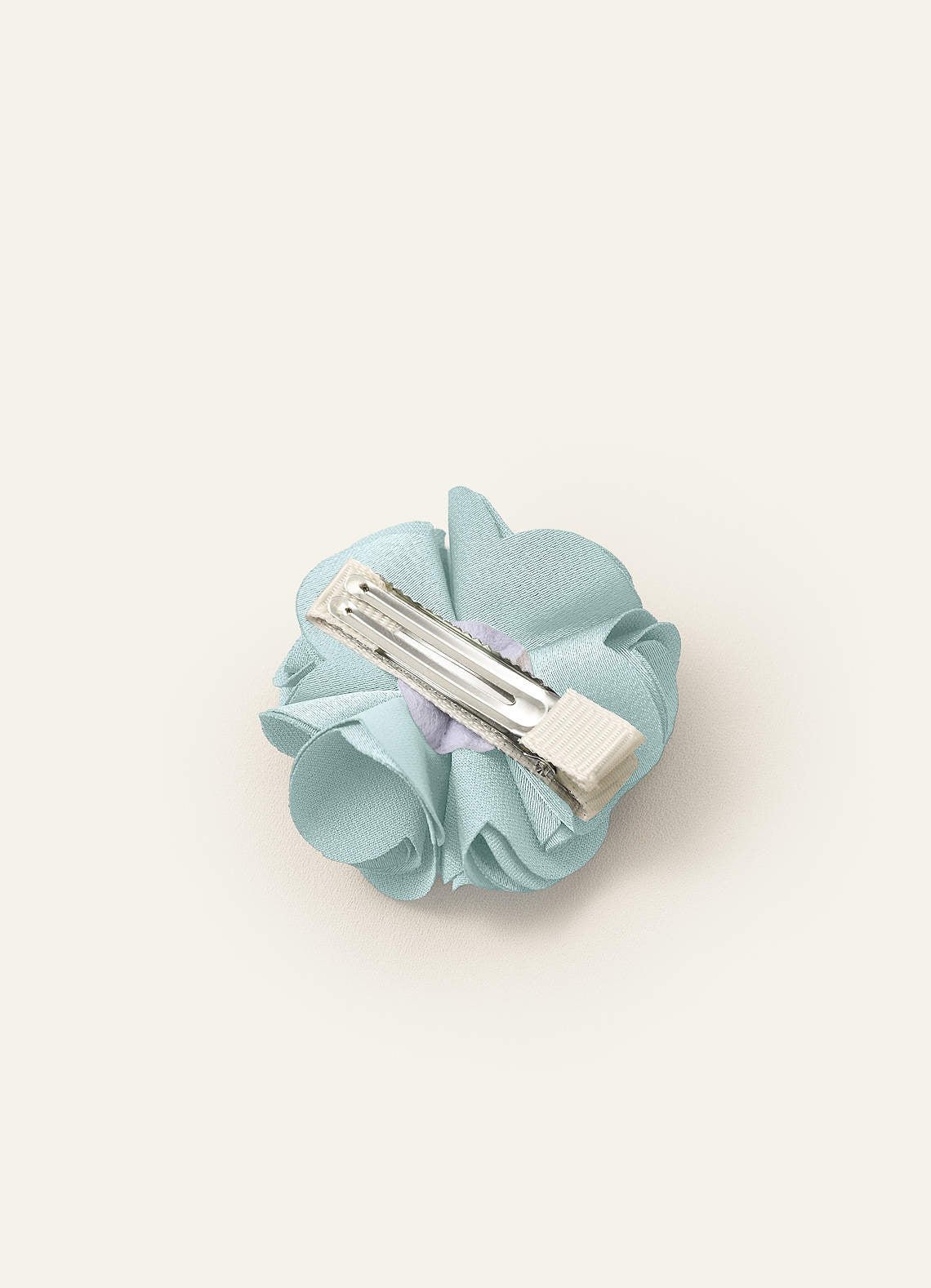 Four-Piece Matching Color Stretch Satin Hair Clip Set — Sea Glass — 图 139/250