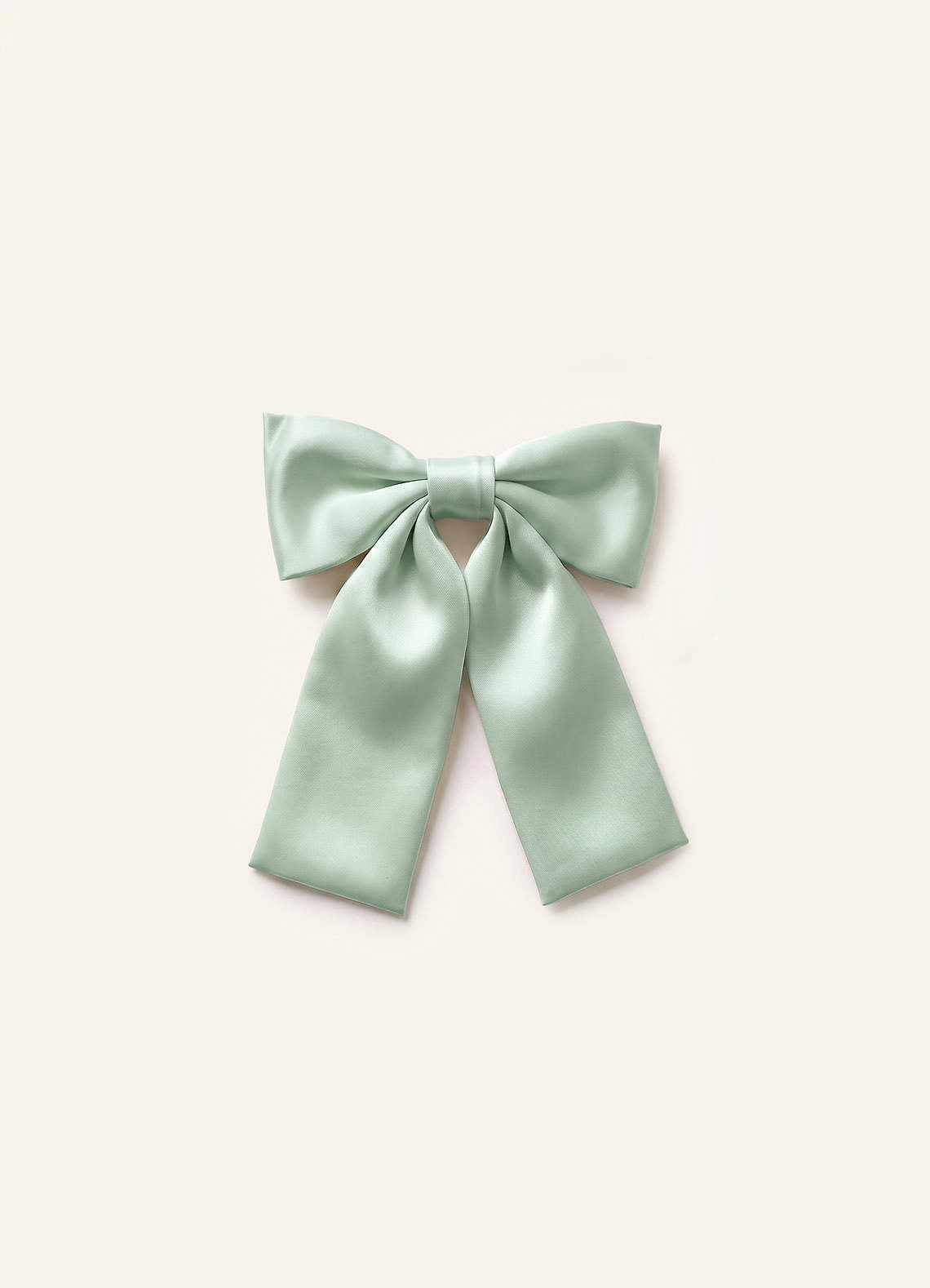 Girls Matte Satin Bow Hair Clip — Agave — 图 11/332