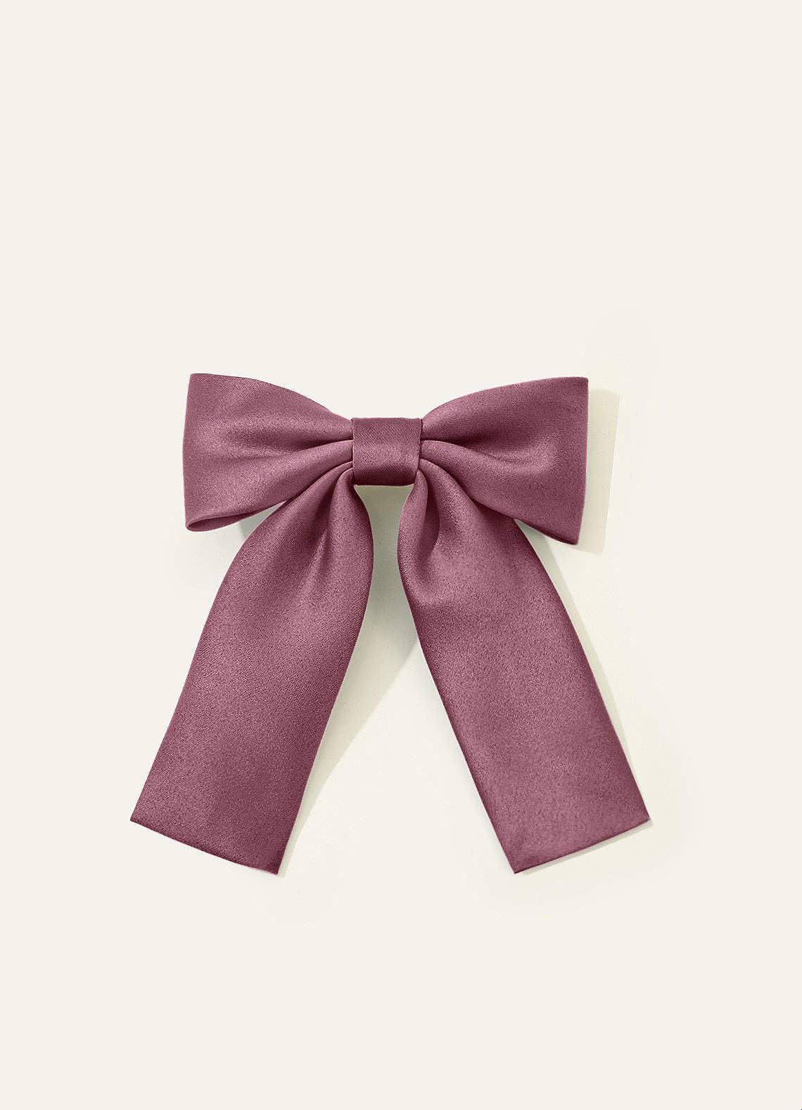 Girls Matte Satin Bow Hair Clip — Amethyst — 图 194/332