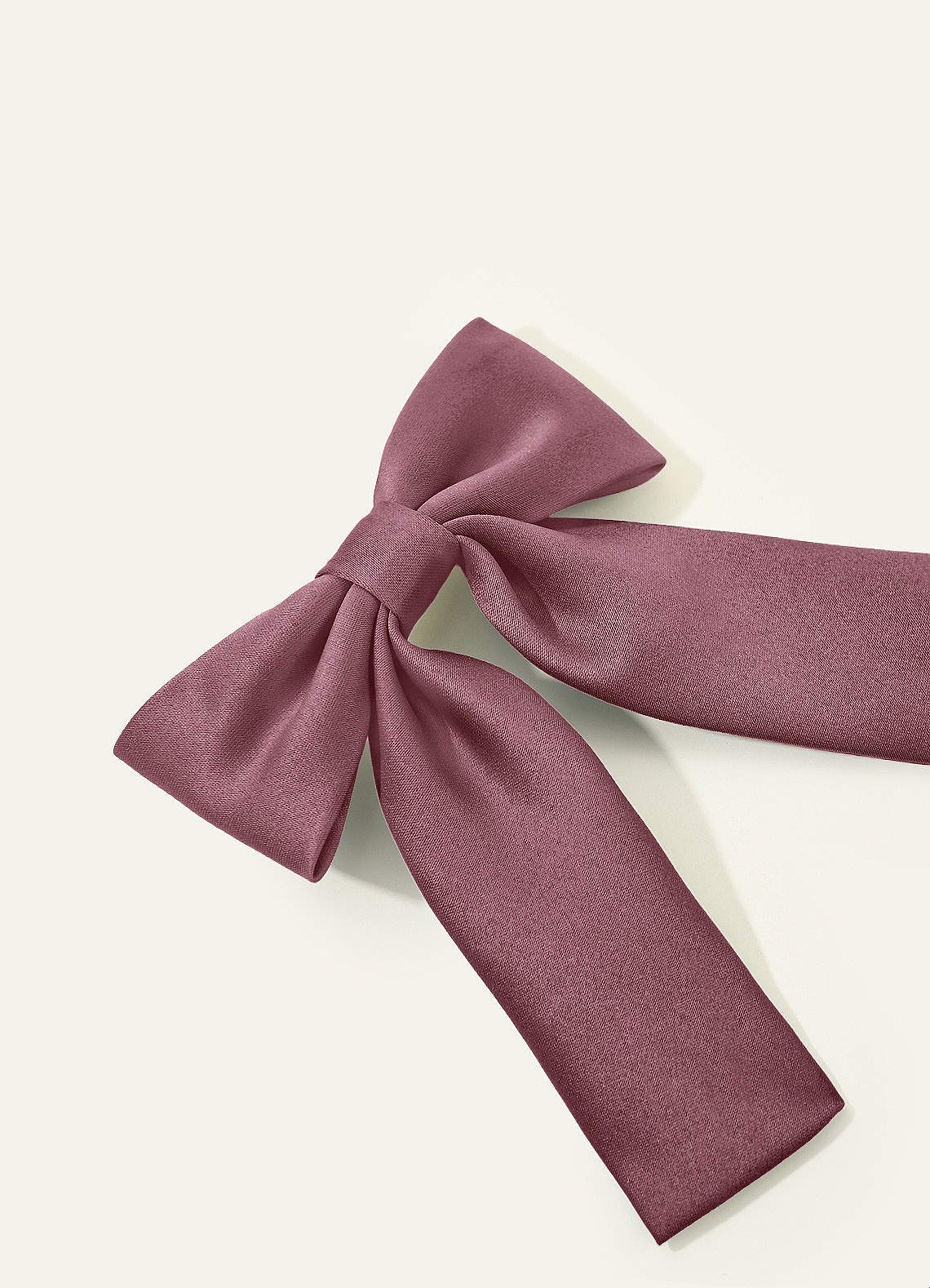 Girls Matte Satin Bow Hair Clip — Amethyst — 图 196/332