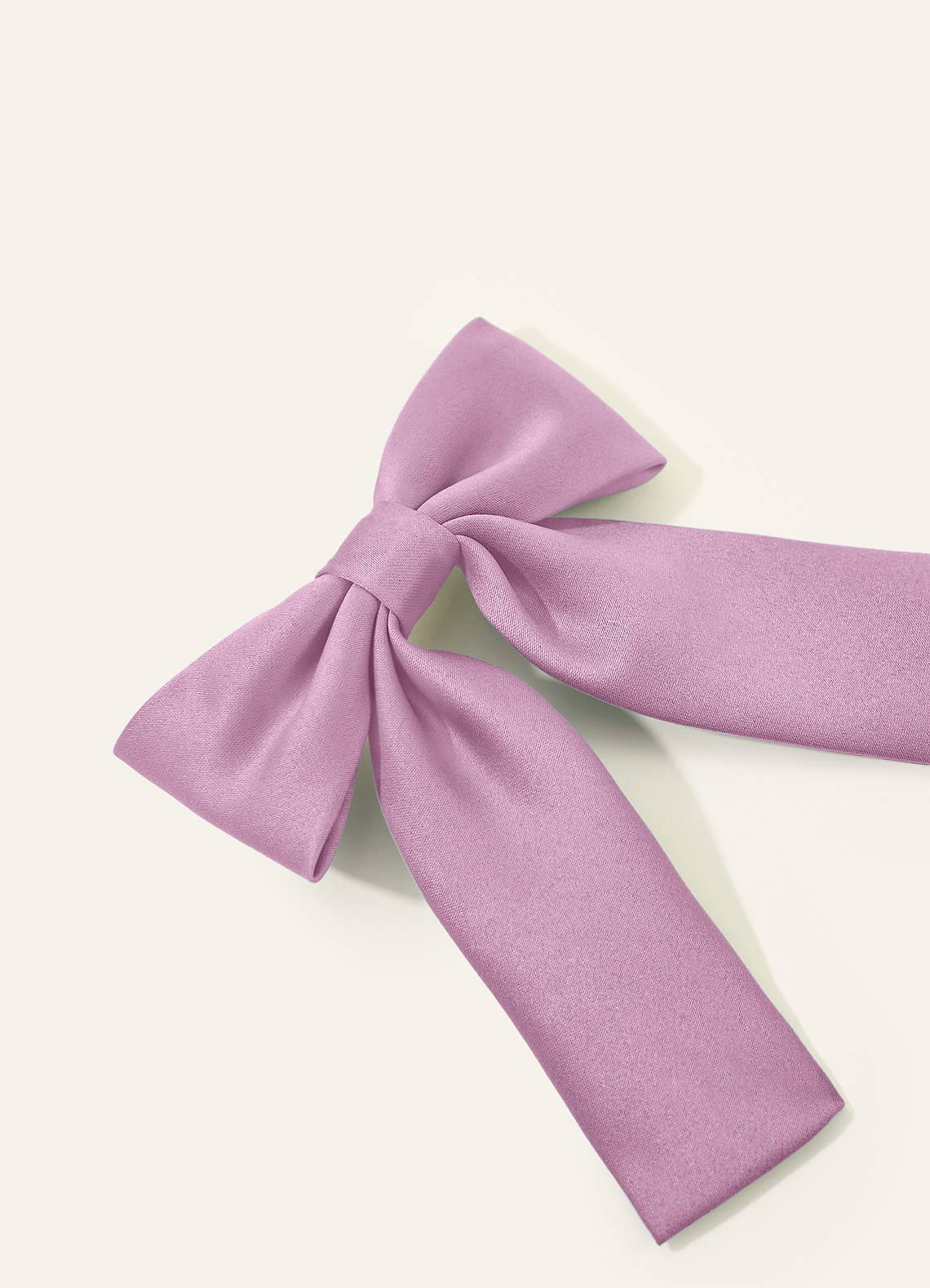 Girls Matte Satin Bow Hair Clip — Wisteria — 图 185/332