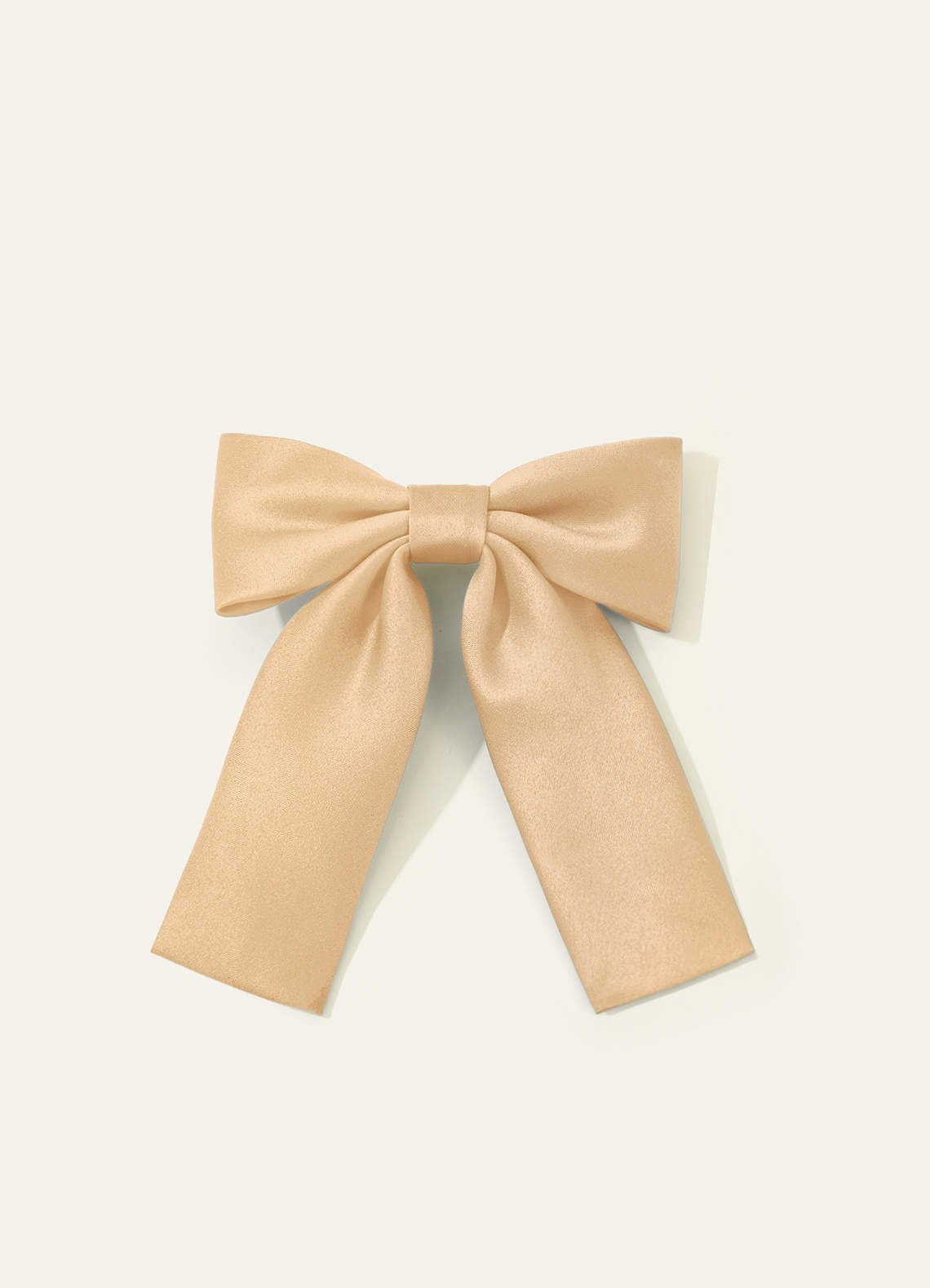 Girls Matte Satin Bow Hair Clip — Gold — 图 277/332