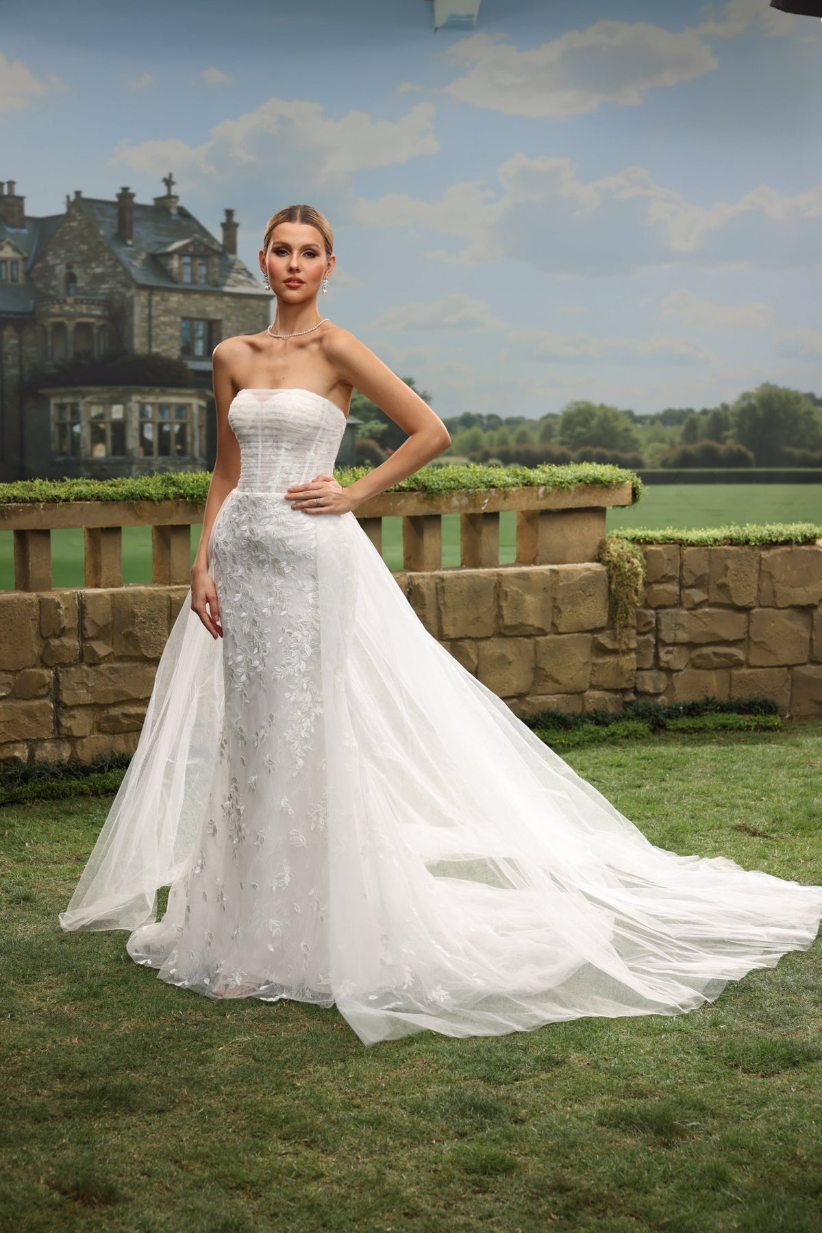 Gisra Mermaid Strapless Straight-Neck wedding dress — design detail 9