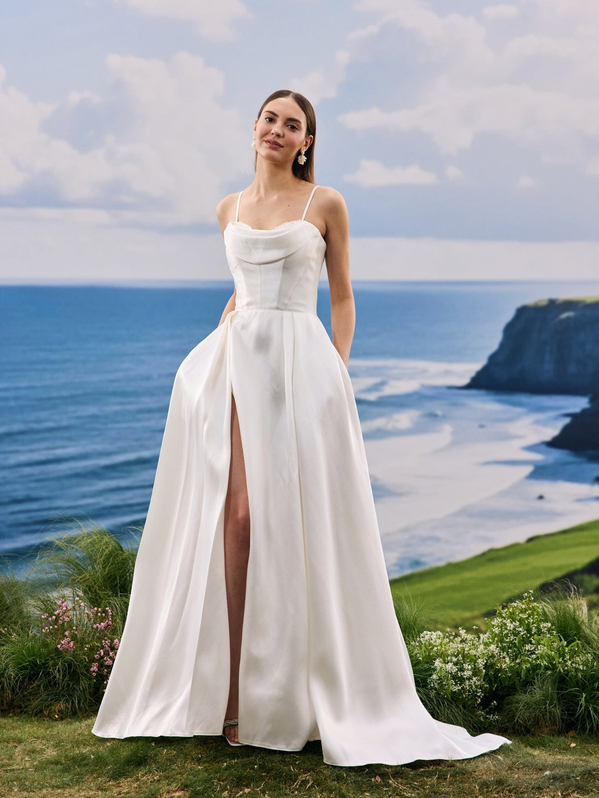 Helya wedding dress - front view