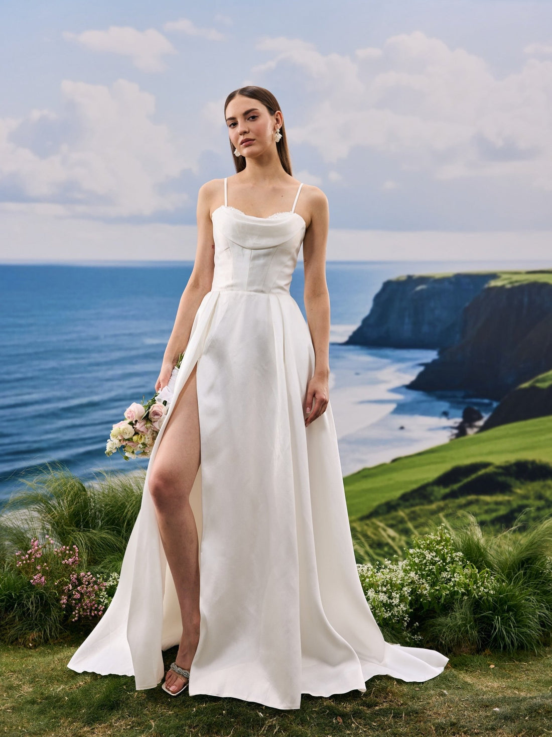 Helya wedding dress - front view