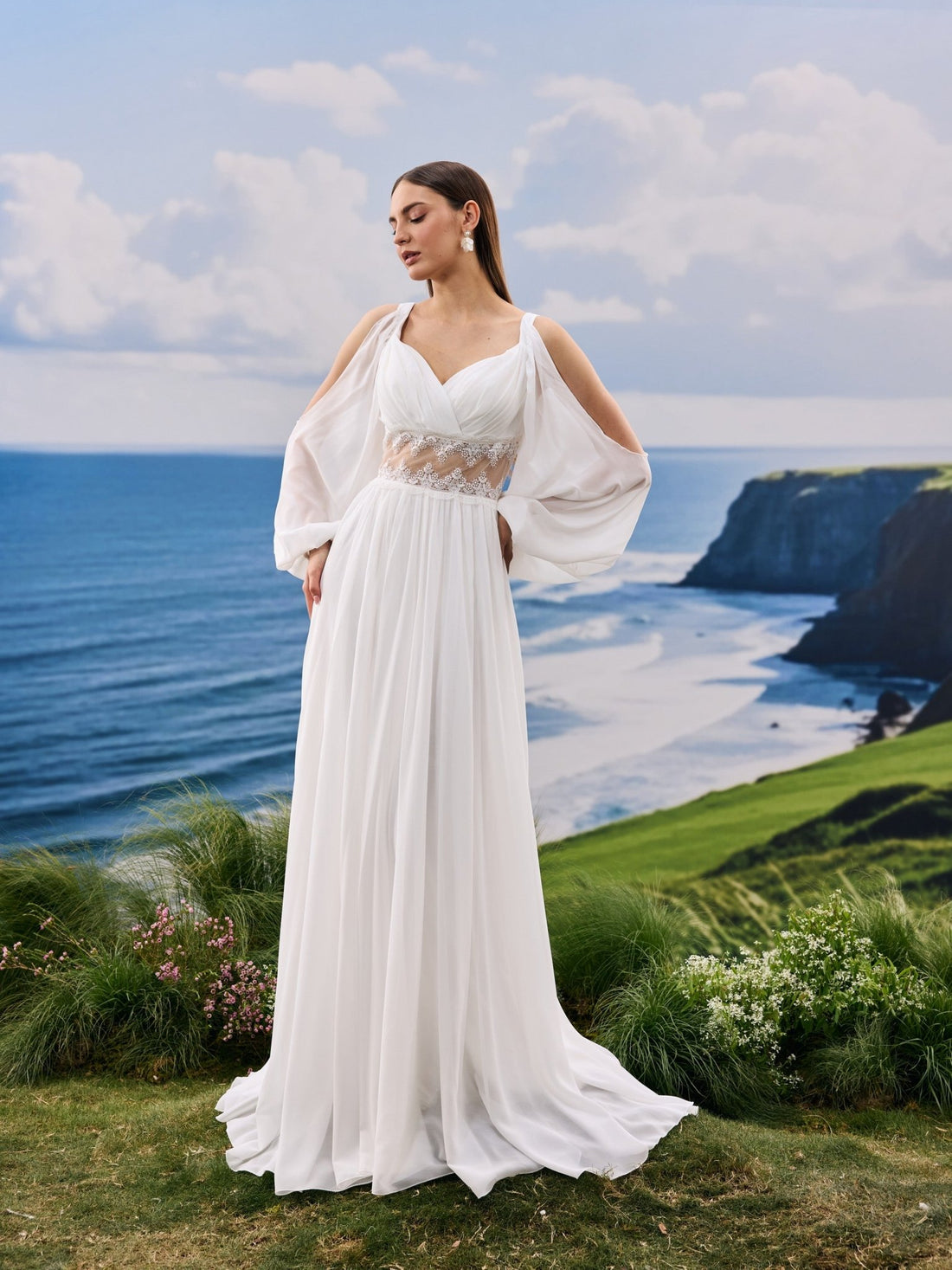 Ivelline wedding dress - front view