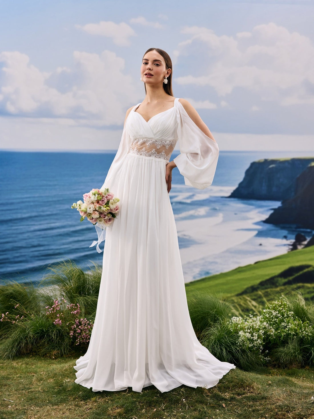 Ivelline wedding dress - front view