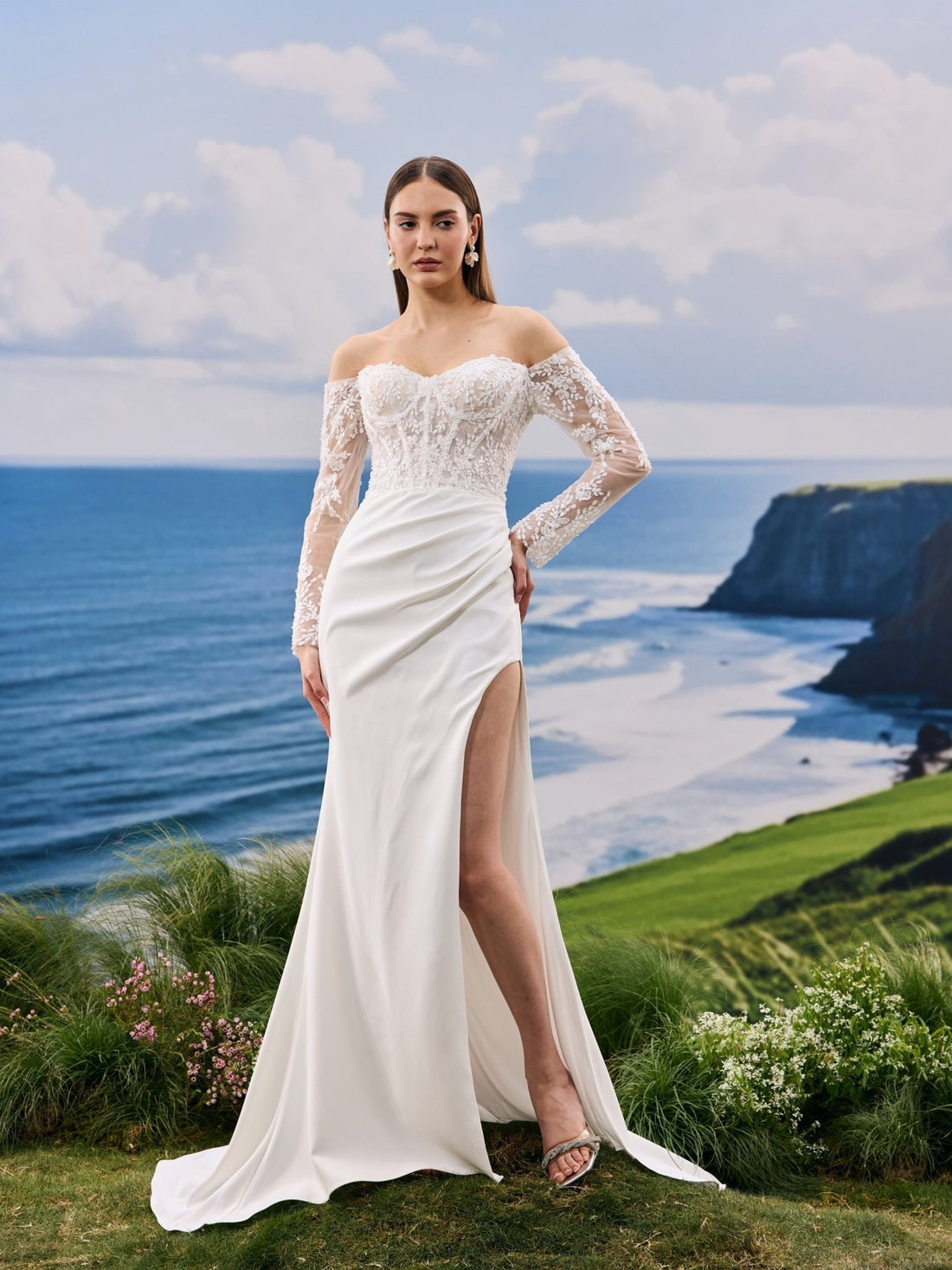 Luvina wedding dress - front view