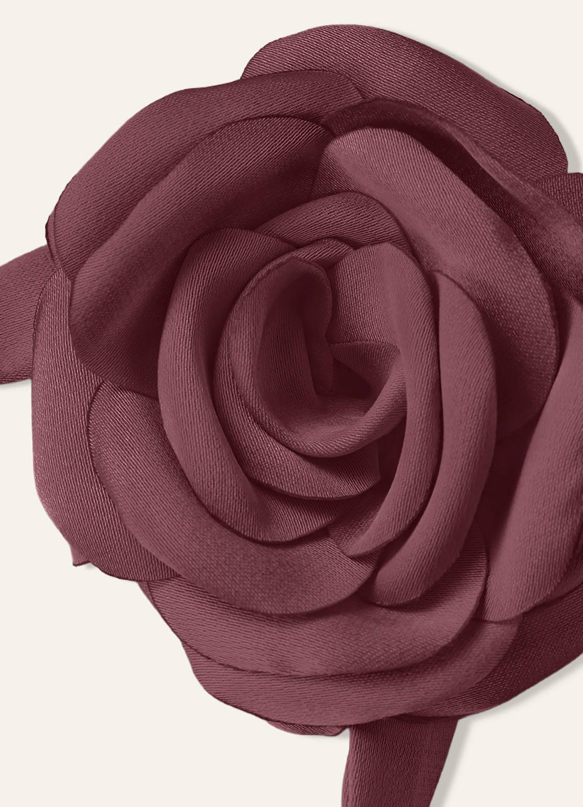 Matching Color Chiffon Rose Flower Rope Necklace — Sangria — 图 106/200