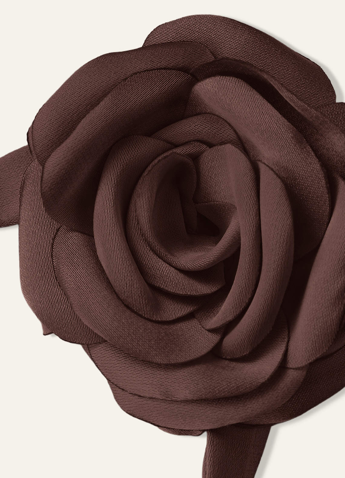 Matching Color Chiffon Rose Flower Rope Necklace — Ganache — 图 119/200