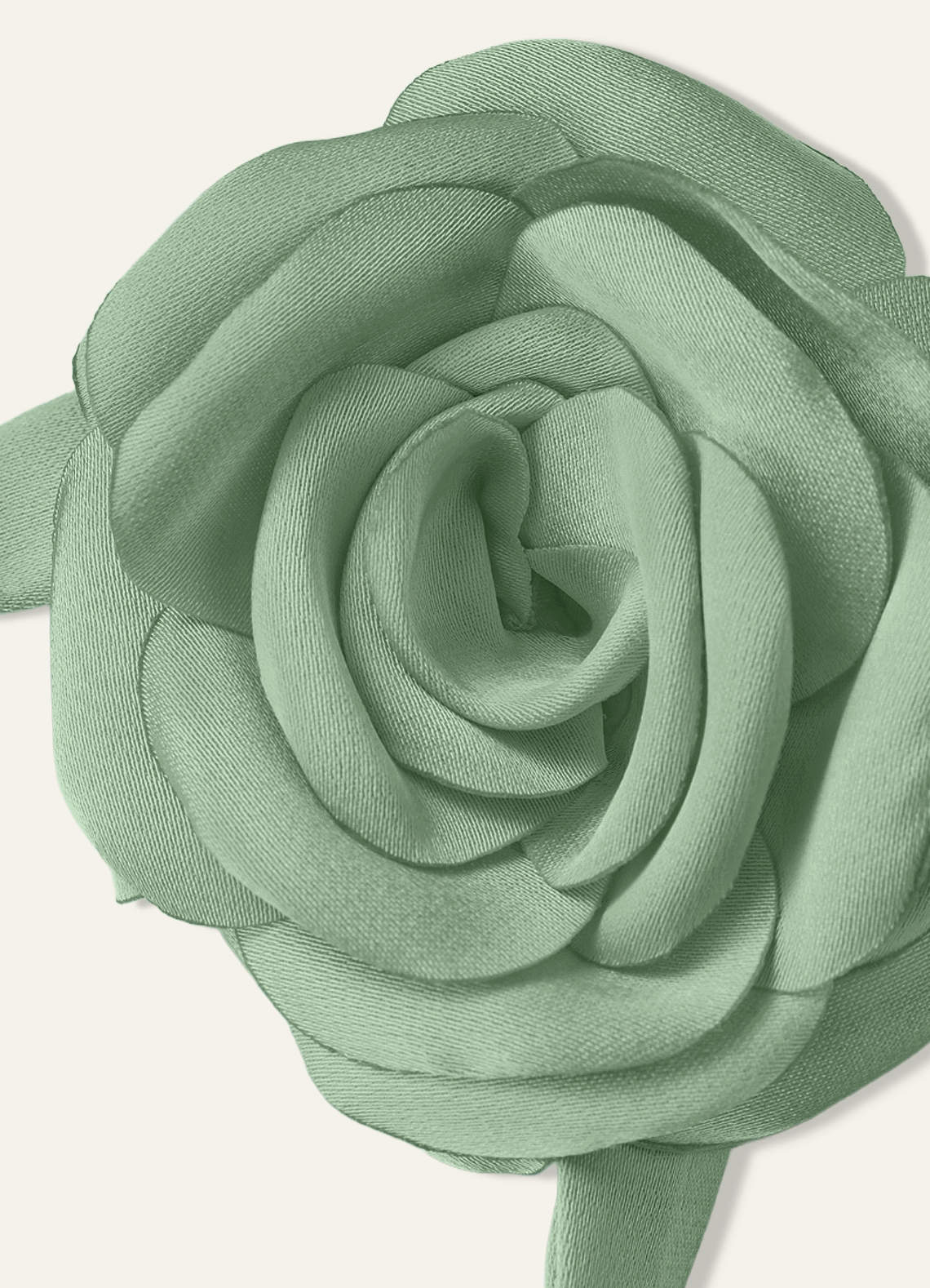 Matching Color Chiffon Rose Flower Rope Necklace — matcha — 图 84/200