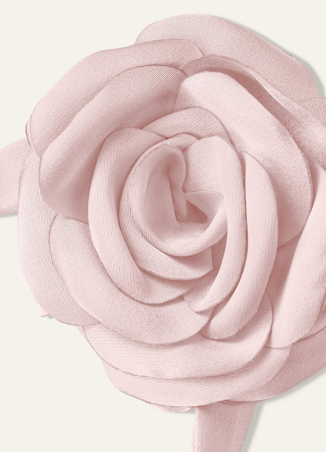 Matching Color Chiffon Rose Flower Rope Necklace — Blushing Pink — 图 98/200