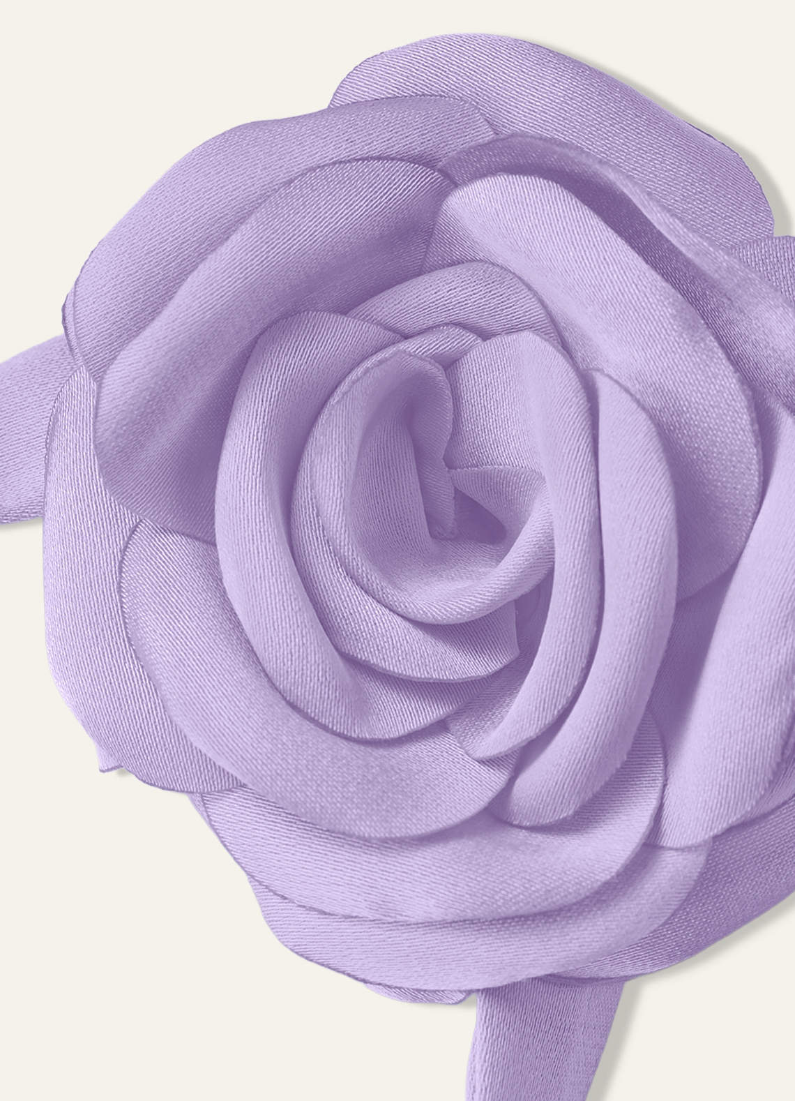 Matching Color Chiffon Rose Flower Rope Necklace — Lilac — 图 102/200