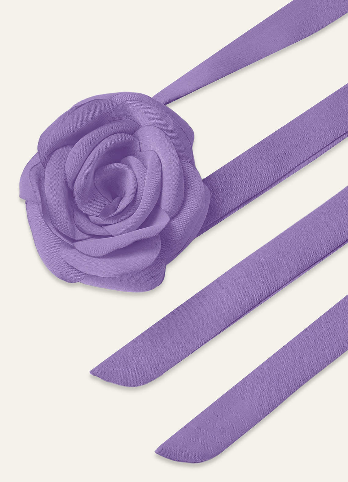 Matching Color Chiffon Rose Flower Rope Necklace — Tahiti — 图 184/200