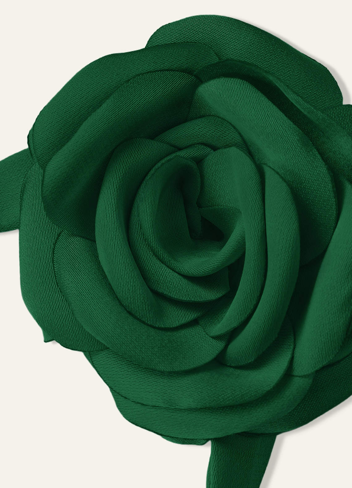 Matching Color Chiffon Rose Flower Rope Necklace — Dark Green — 图 89/200