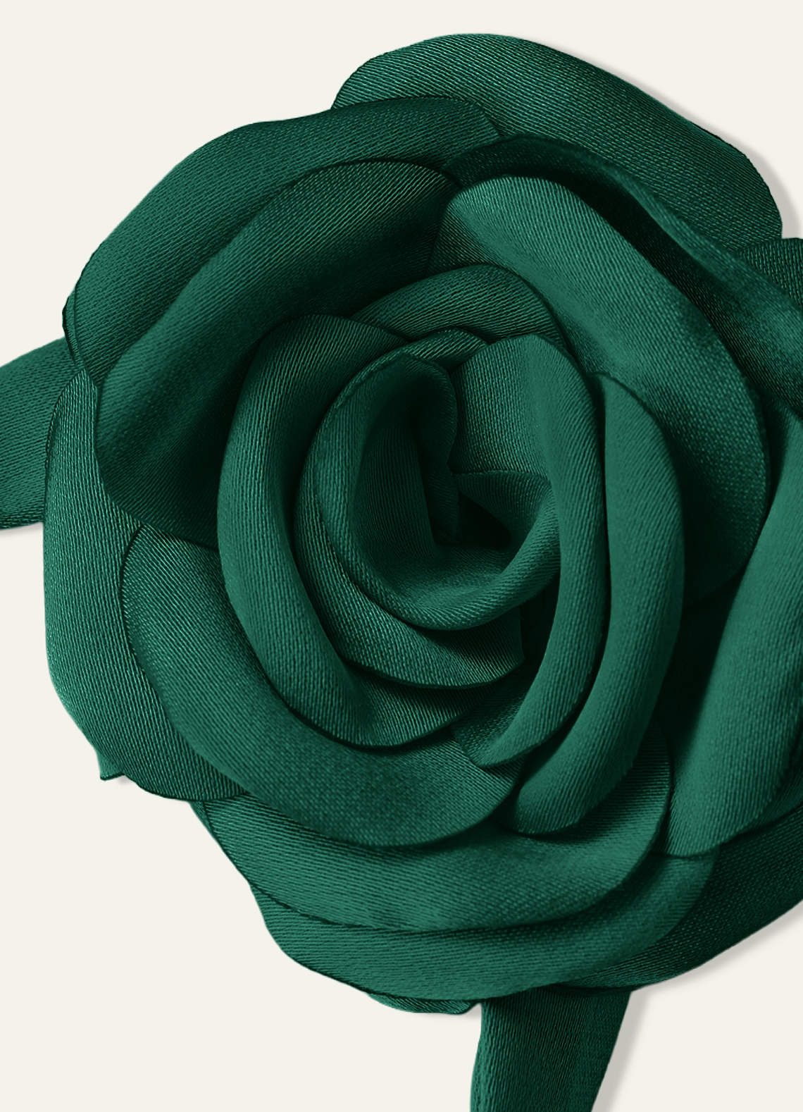 Matching Color Chiffon Rose Flower Rope Necklace — Emerald — 图 91/200