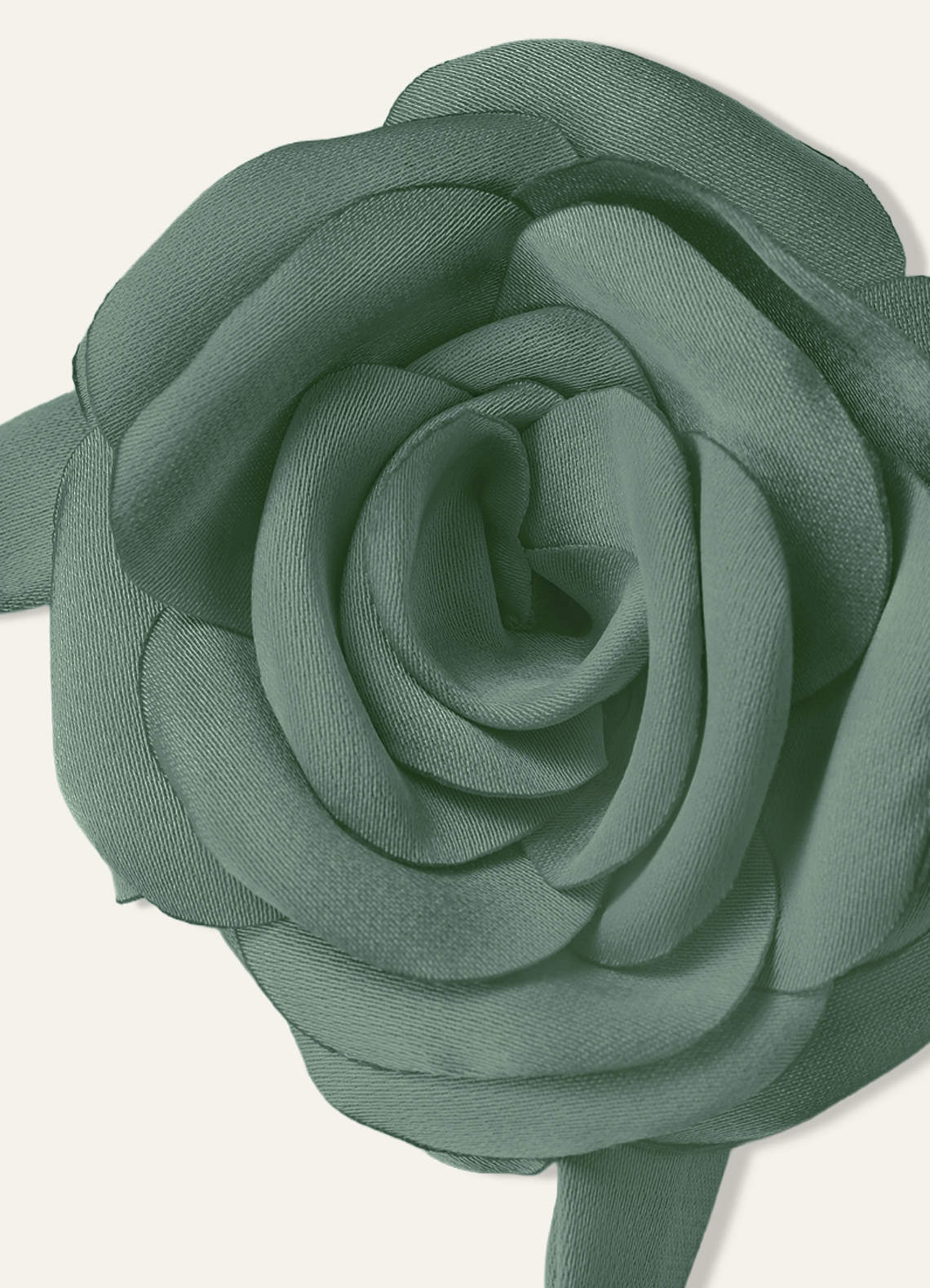 Matching Color Chiffon Rose Flower Rope Necklace — eucalyptus — 图 85/200