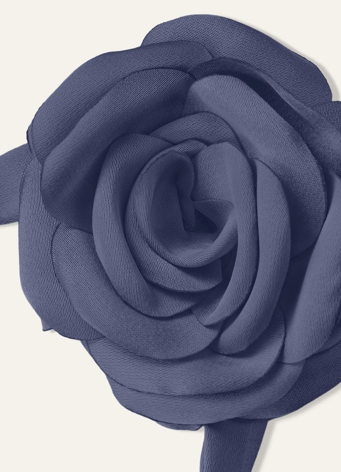 Matching Color Chiffon Rose Flower Rope Necklace — Stormy — 图 96/200