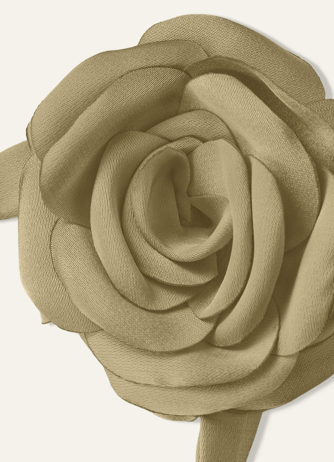Matching Color Chiffon Rose Flower Rope Necklace — Moss Green — 图 82/200