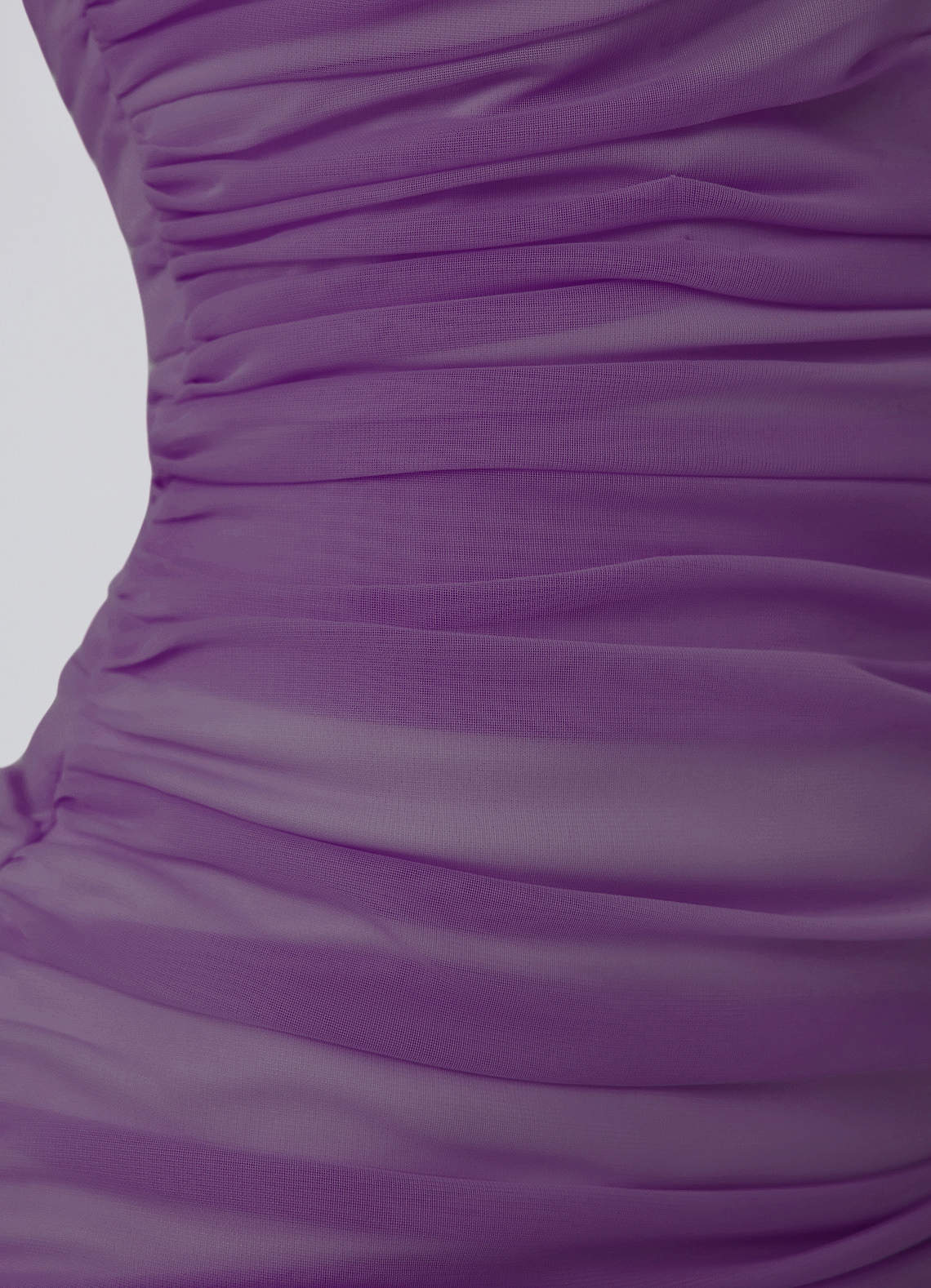 Menaphilo Bodycon Mini Off-the-Shoulder Stretch Mesh Prom Dress in Dark Purple
