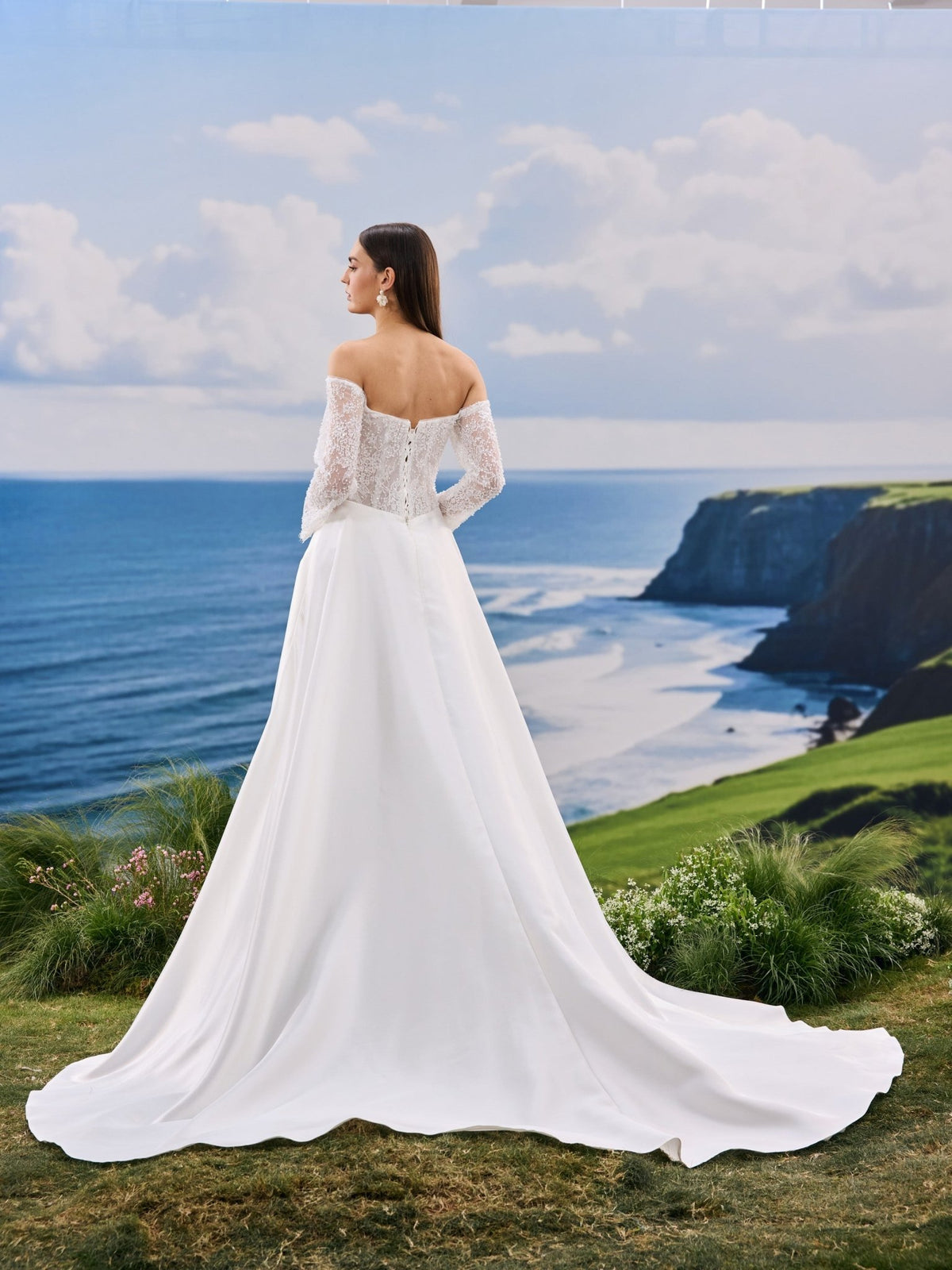 Novelle wedding dress - back view