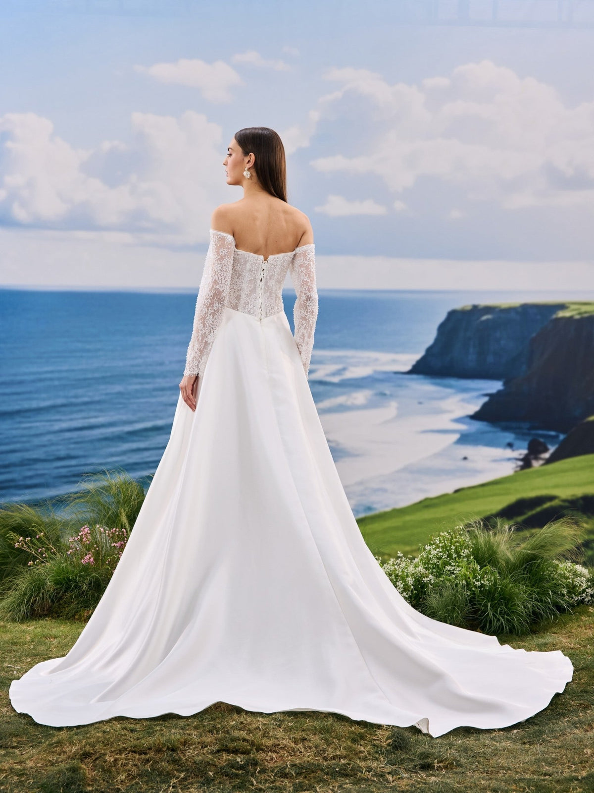 Novelle wedding dress - back view