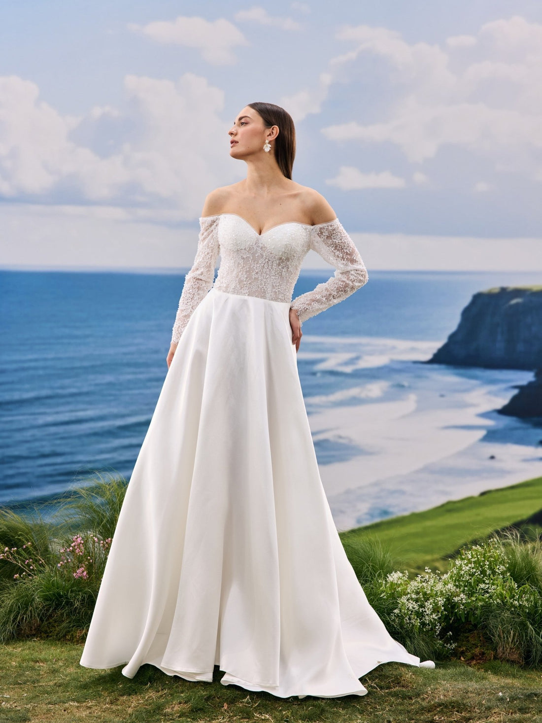 Novelle wedding dress - front view