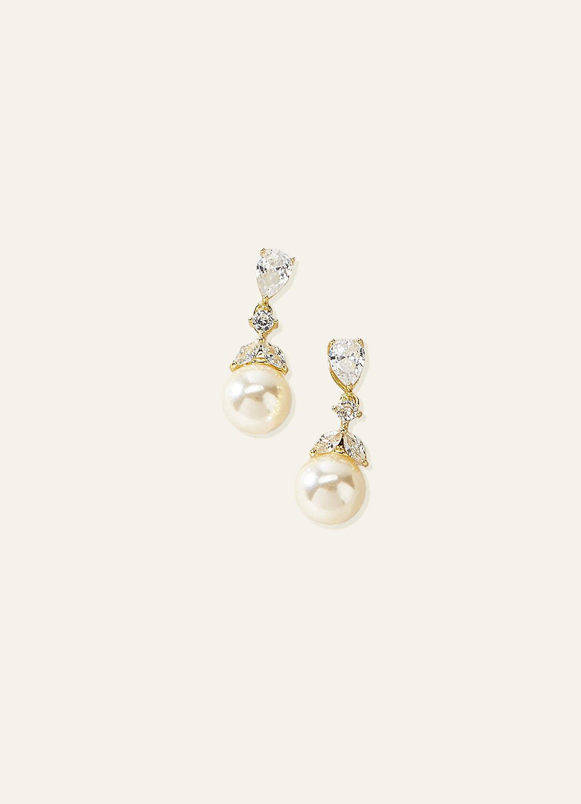Ocean Pearl Earrings — Gold — 图 8/12