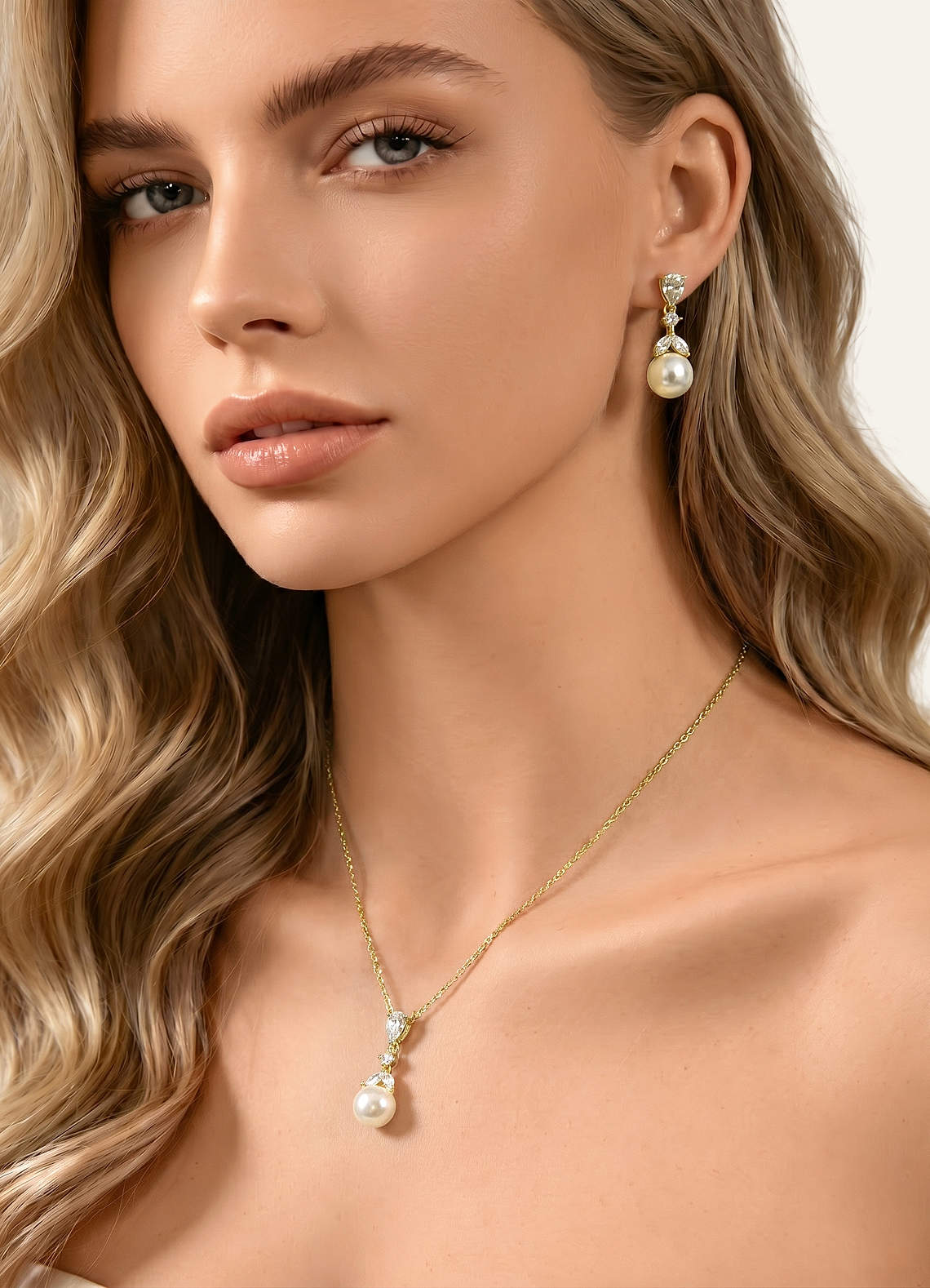Ocean Pearl Earrings — Gold — 图 6/12