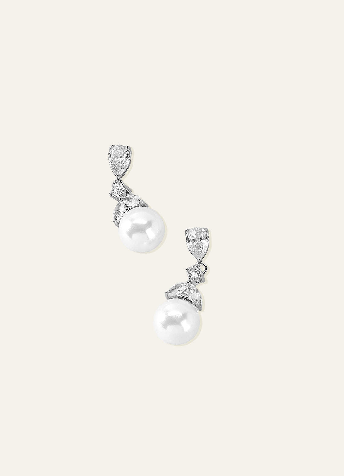 Ocean Pearl Earrings — Silver — 图 12/12