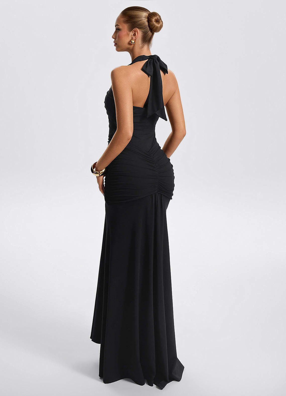Oriana Black Maxi Dress