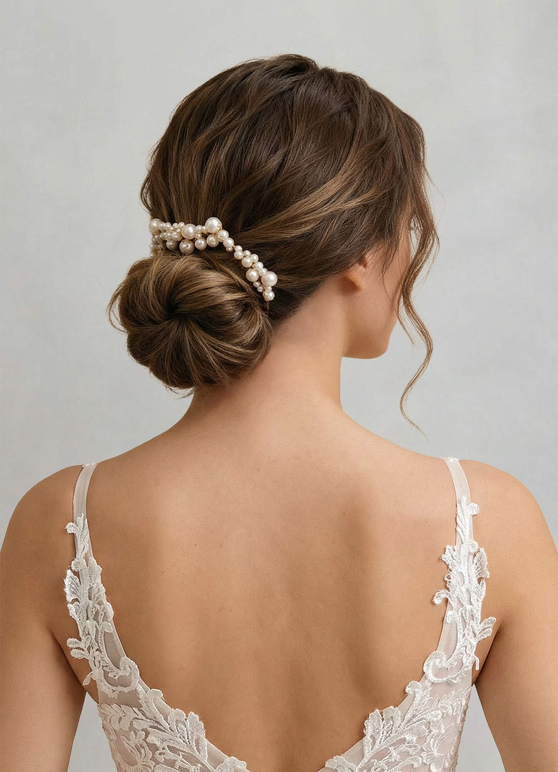 Pearl Gold Hair Comb Set — Gold — 图 4/4