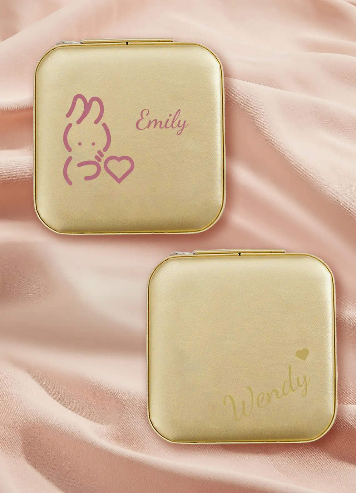 Personalized Jewelry Case — Gold — 图 15/62