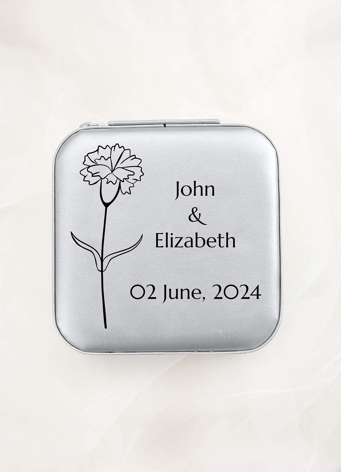 Personalized Jewelry Case — Light Silver — 图 54/62
