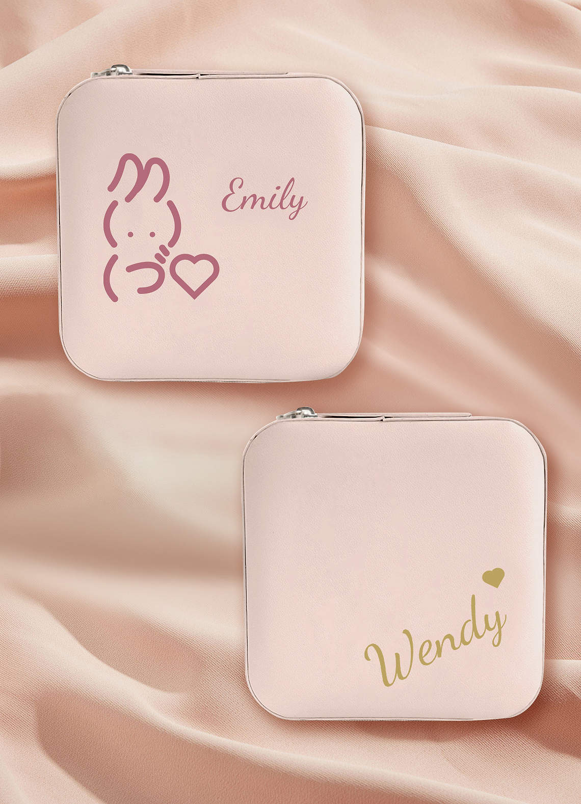 Personalized Jewelry Case — Blushing Pink — 图 26/62