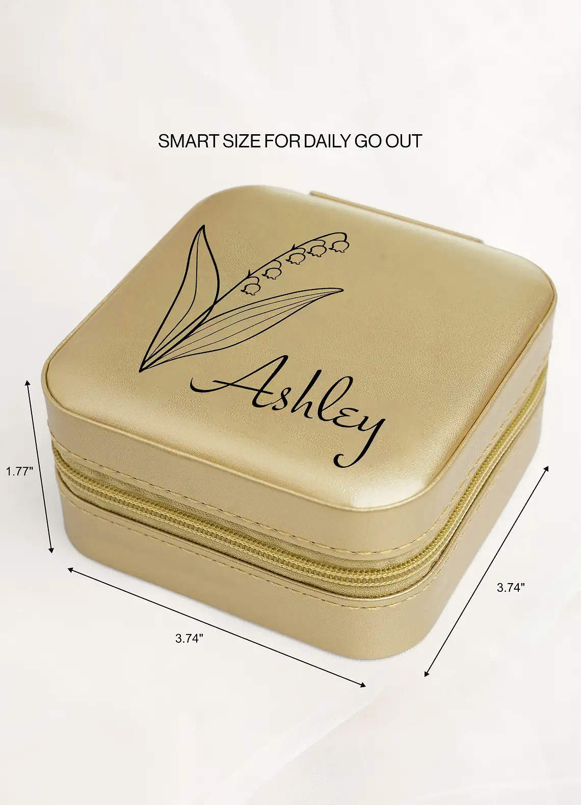 Personalized Jewelry Case — Gold — 图 33/62