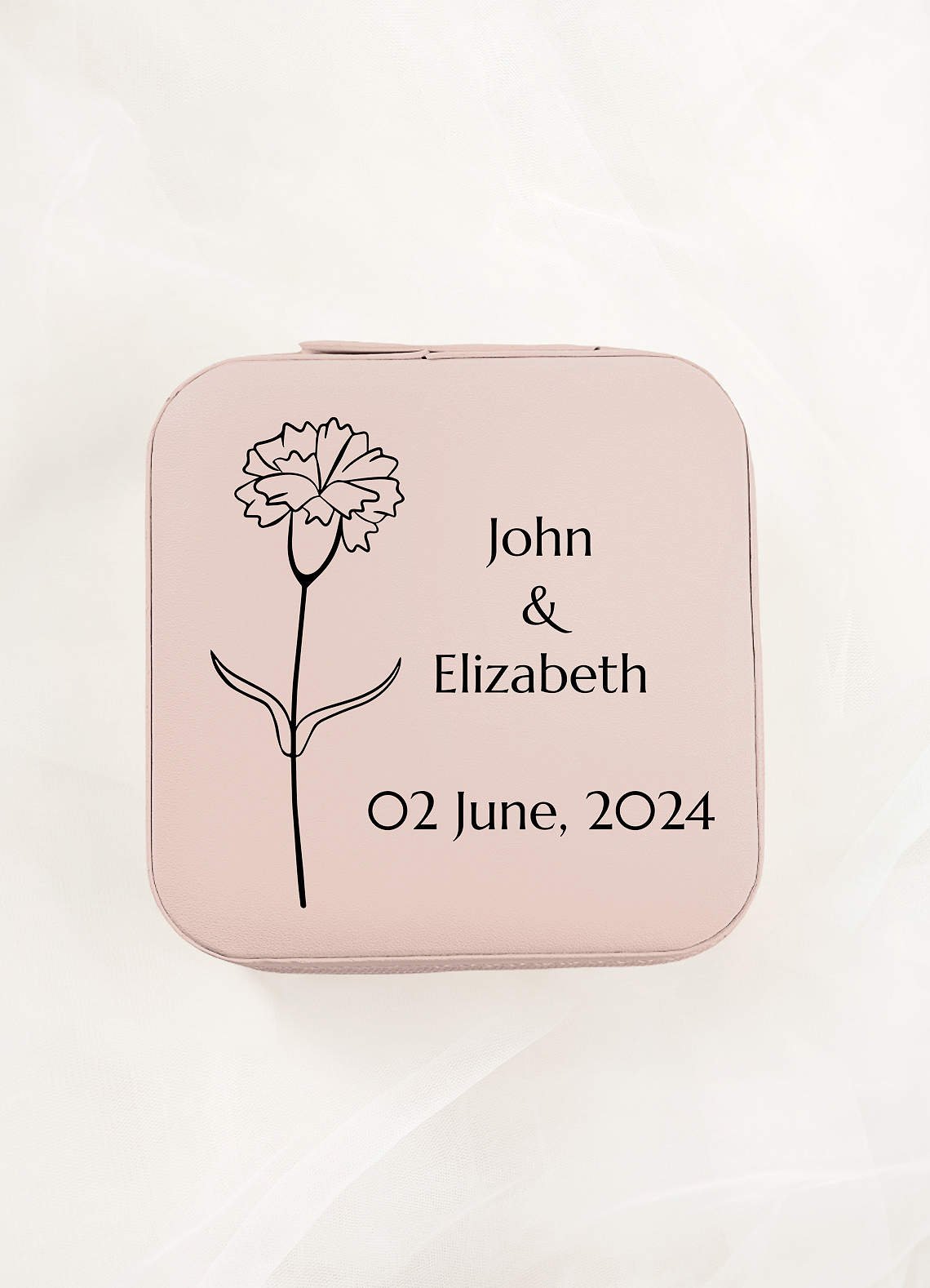 Personalized Jewelry Case — Blushing Pink — 图 50/62