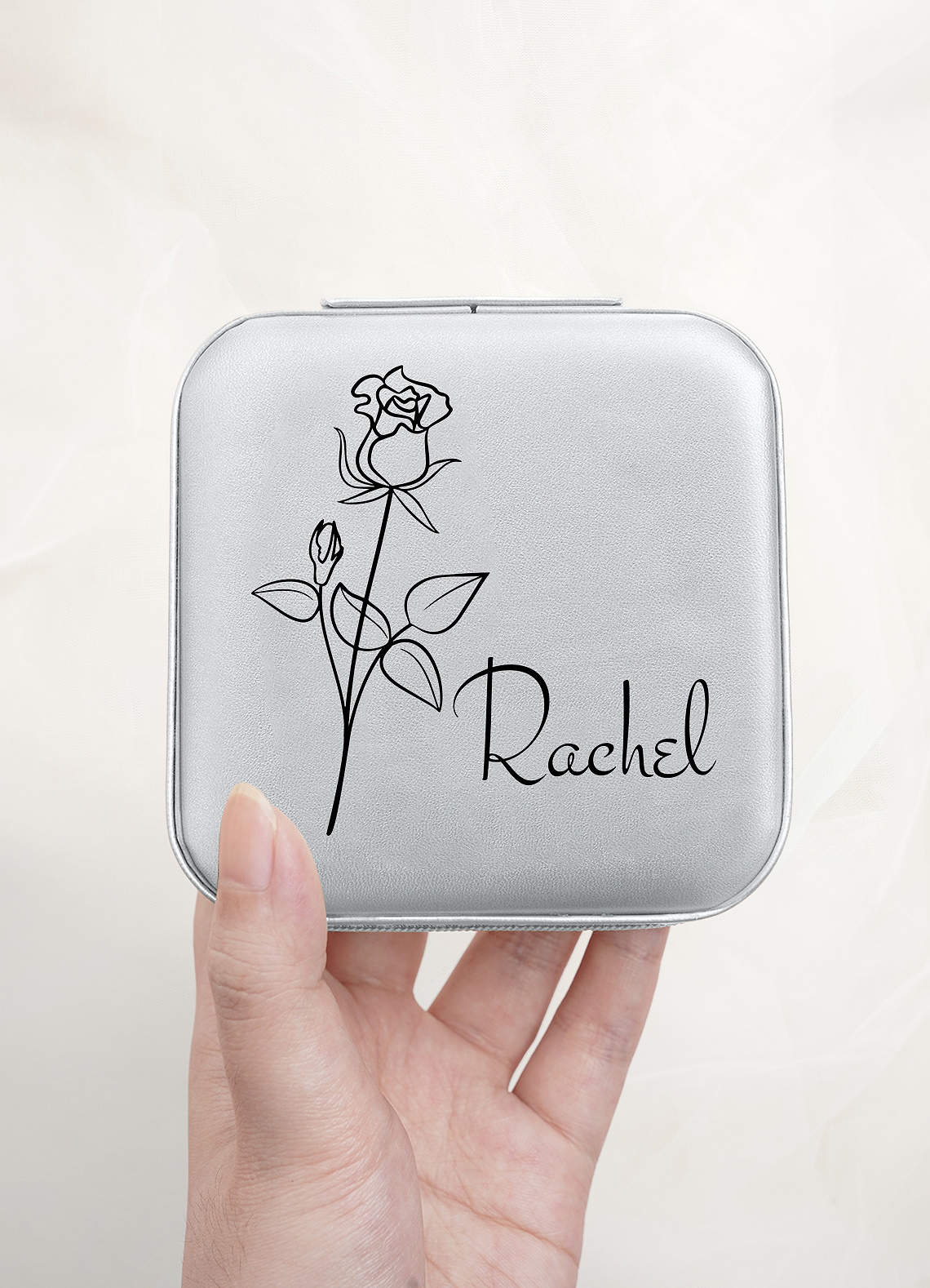 Personalized Jewelry Case — Light Silver — 图 48/62