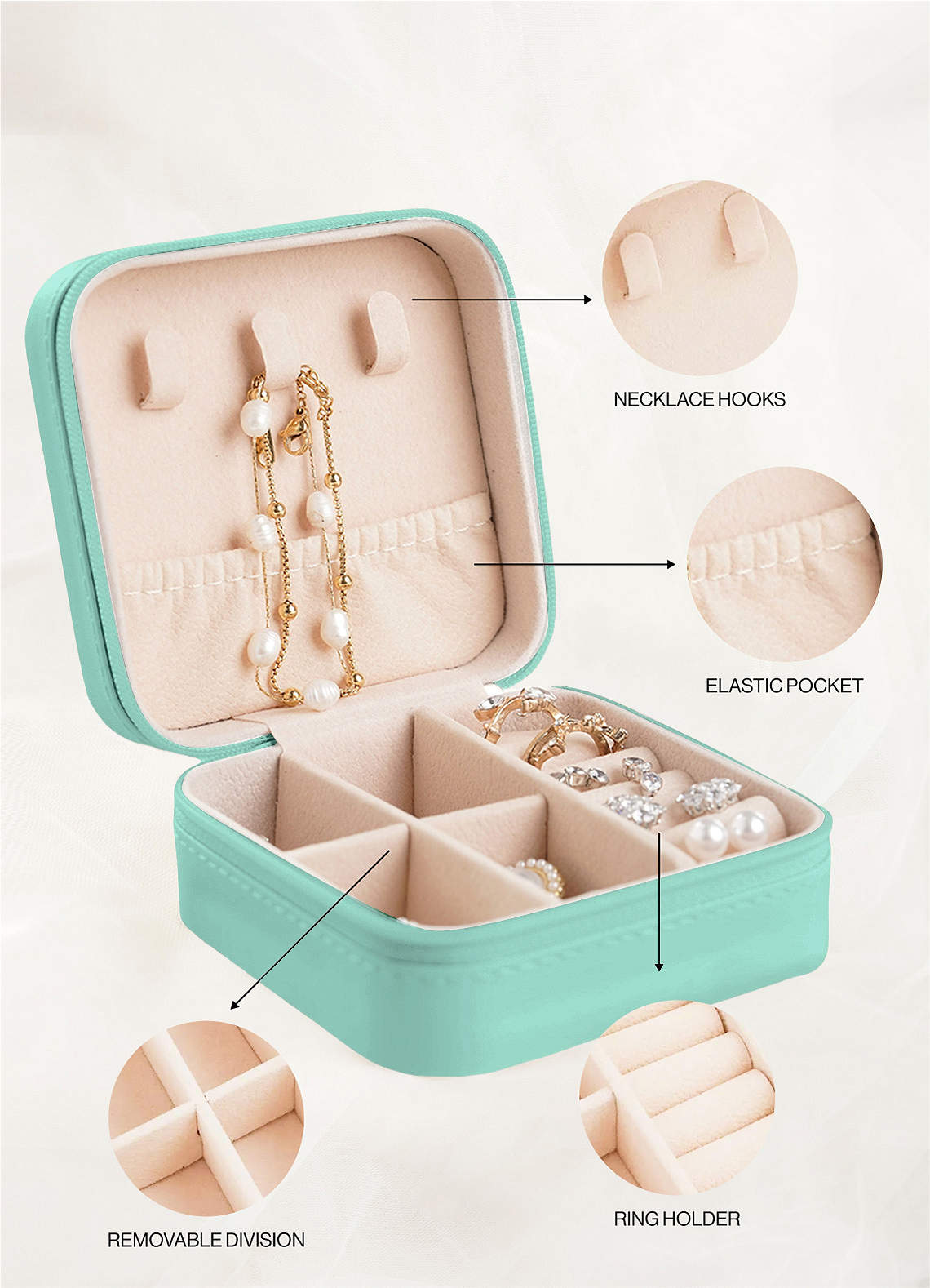 Personalized Jewelry Case — Sea Glass — 图 31/62