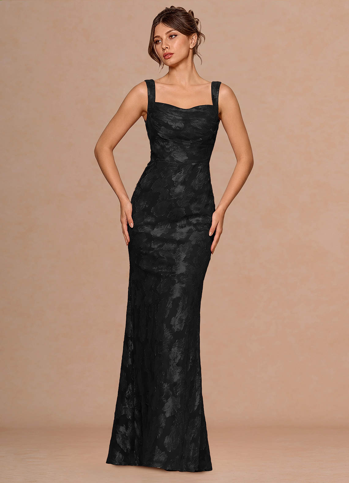 Rosalie Black Maxi Dress