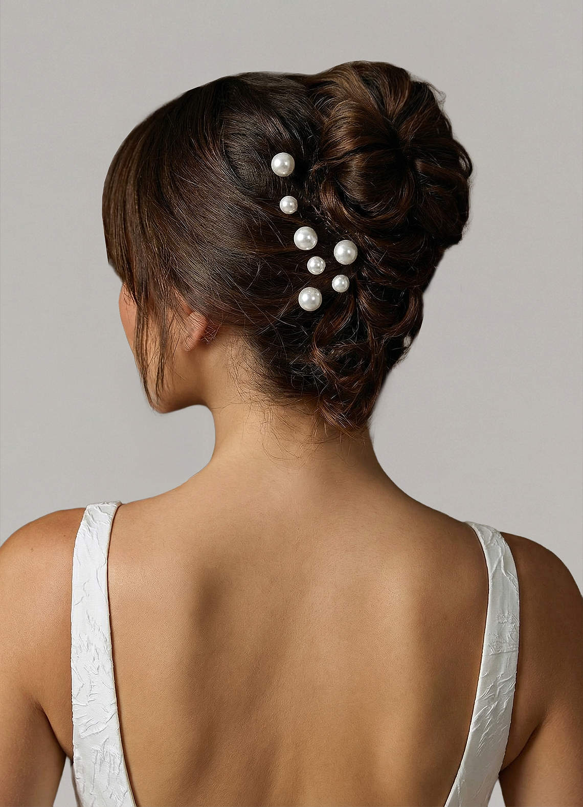 Singular Pearl Hairpins 18pic Set — Silver — 图 8/10