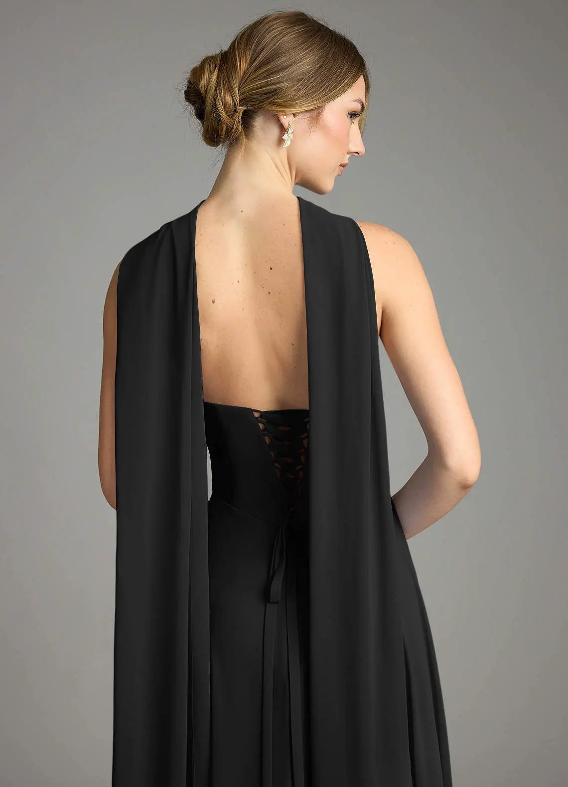 Ayla A-Line V-Neck Chiffon Bridesmaid Dress