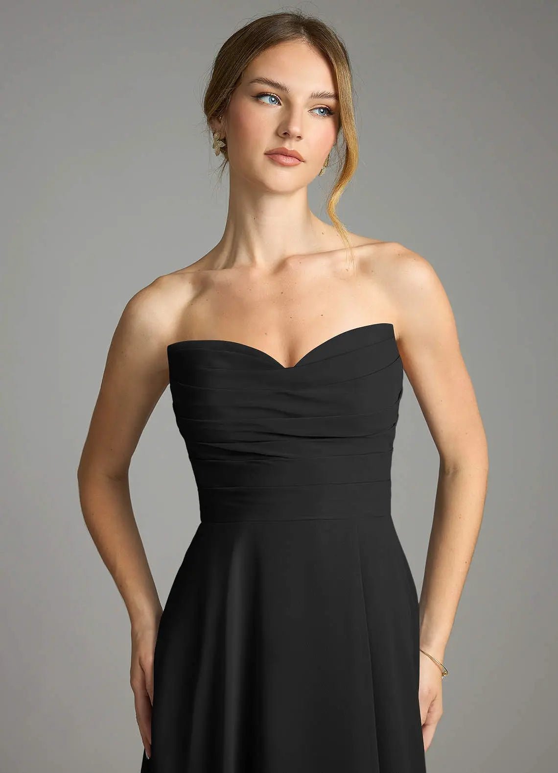 Ayla A-Line V-Neck Chiffon Bridesmaid Dress